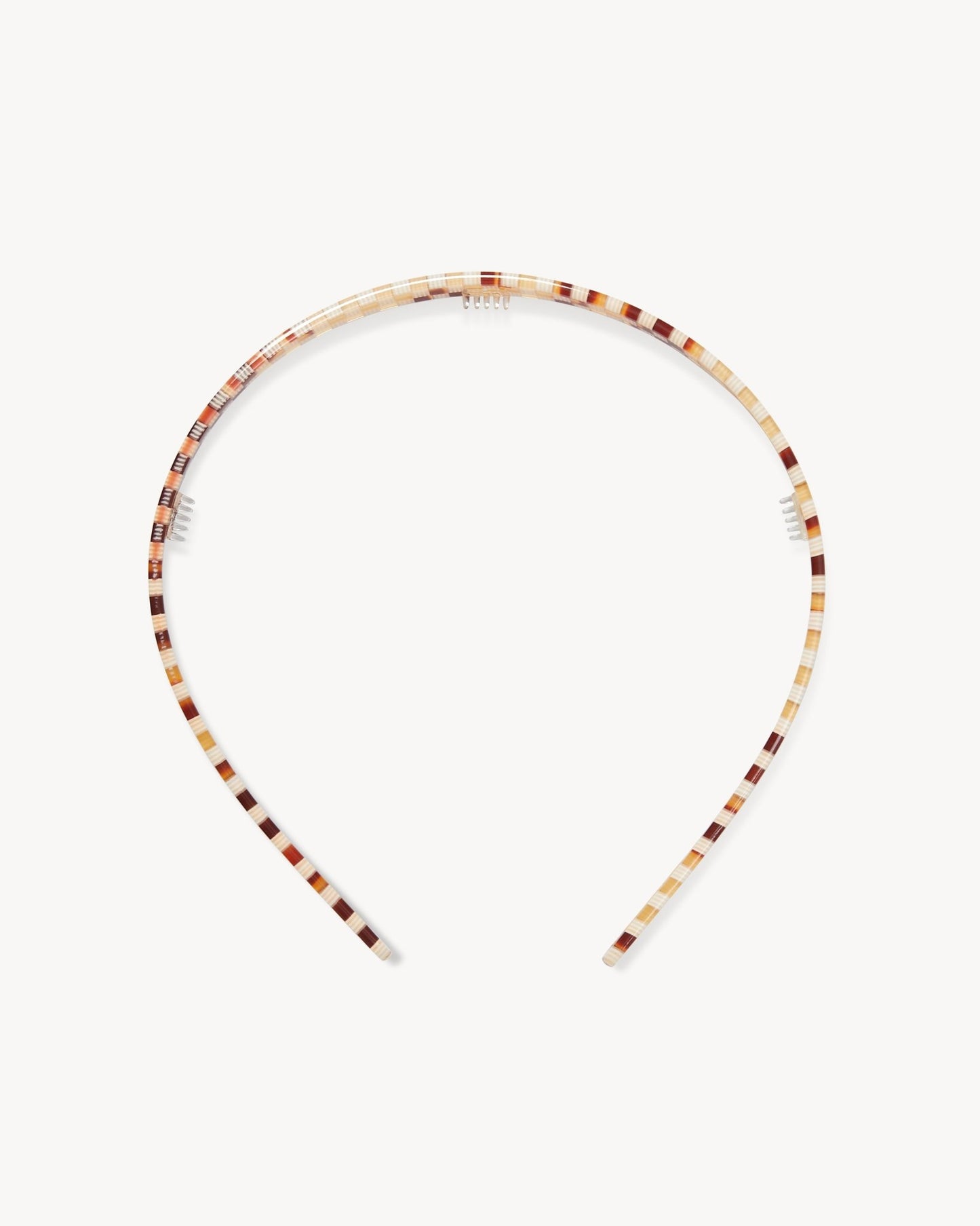 Ultralight Thin Headband in Tortoise Checker - MACHETE