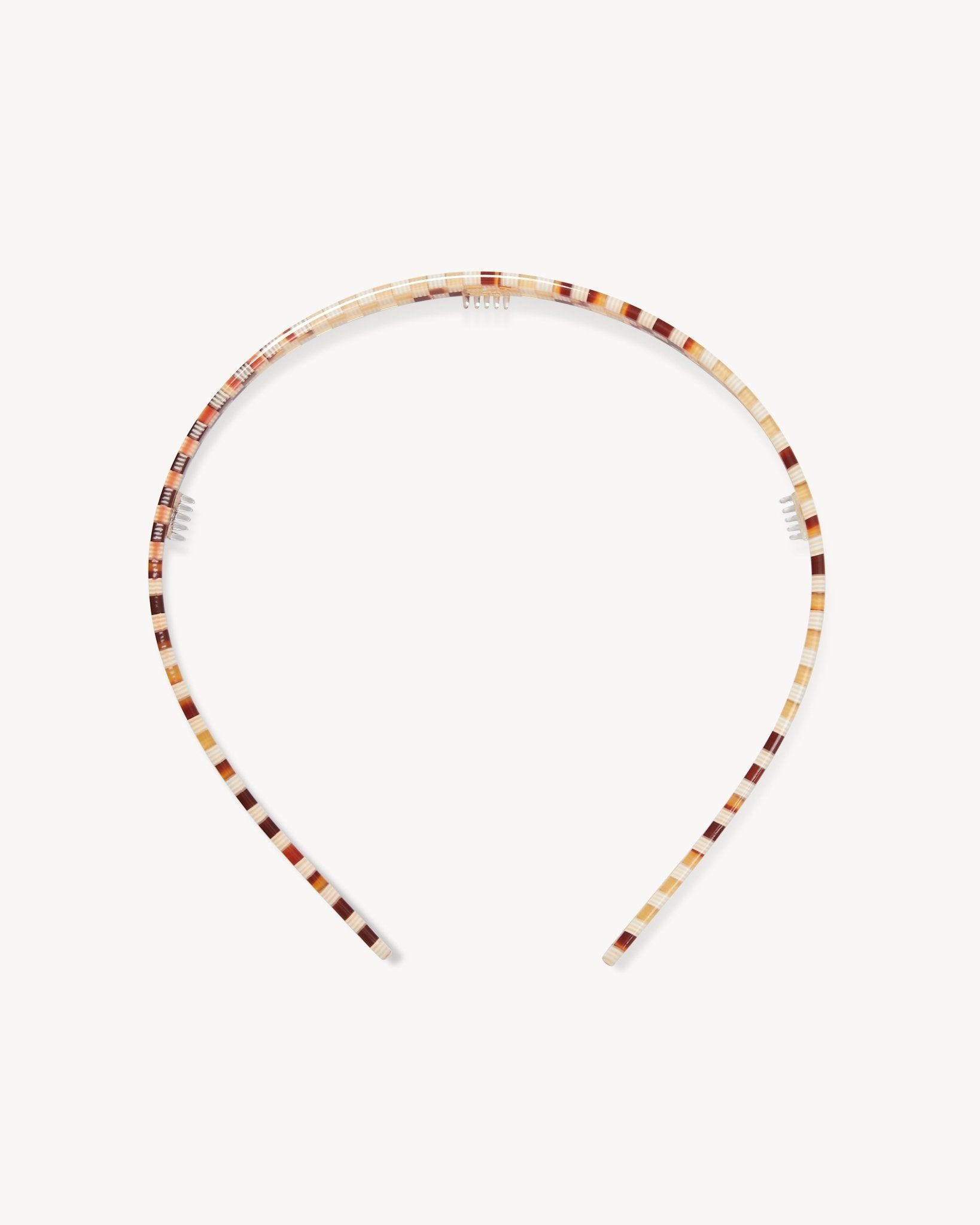 Ultralight Thin Headband in Tortoise Checker - MACHETE