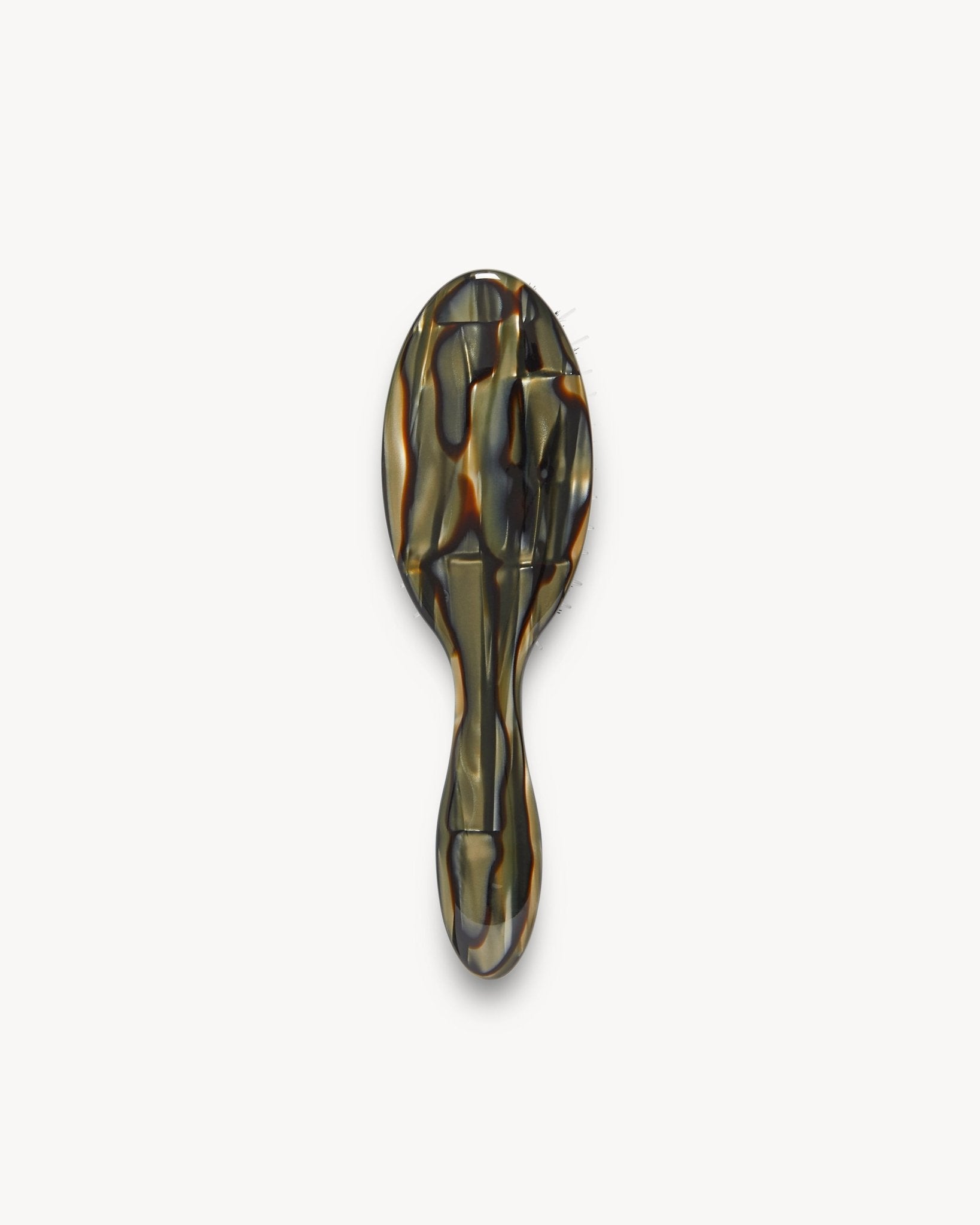 Ultralight Travel Hair Brush in Midnight Horn - MACHETE