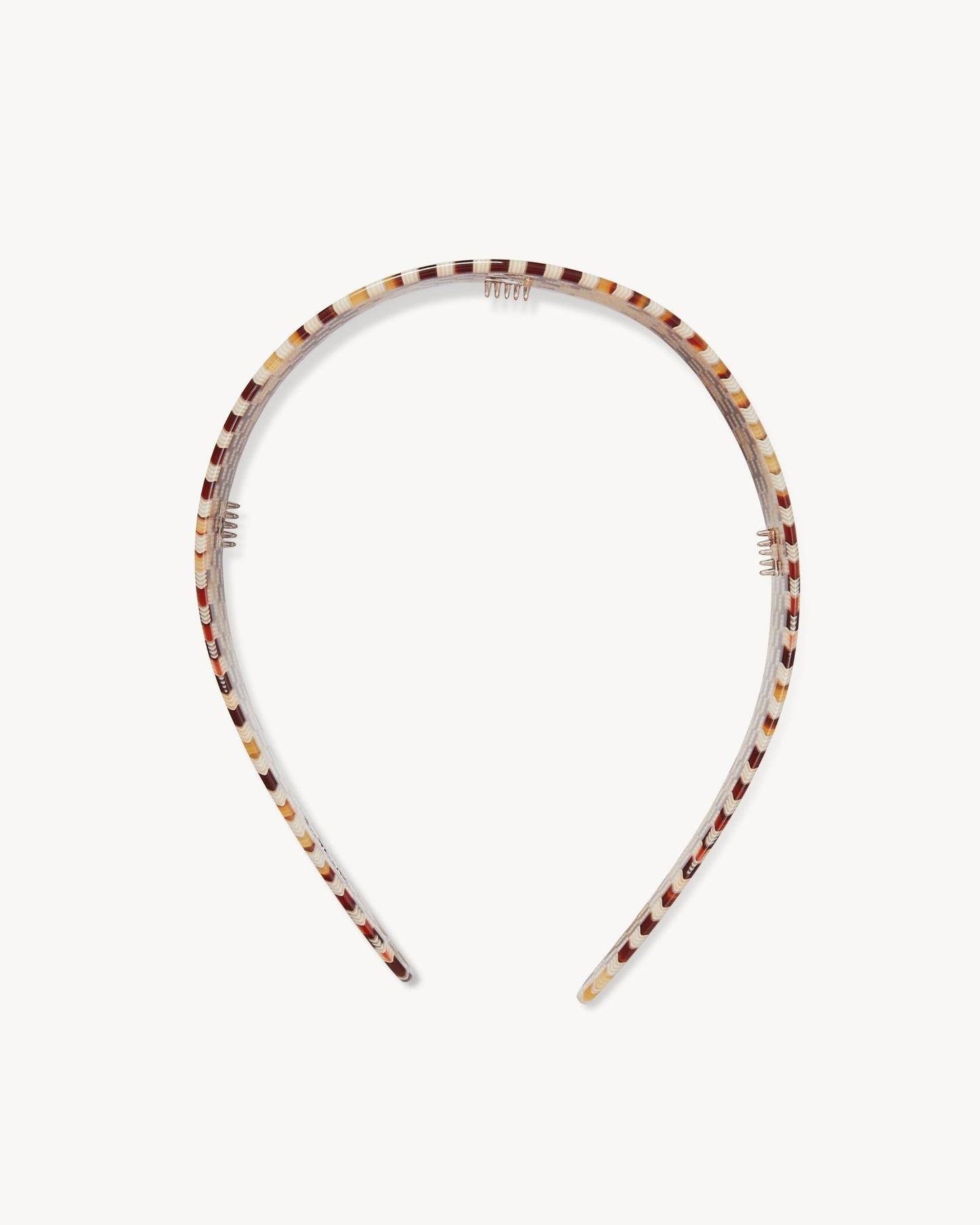 Wide Headband in Tortoise Checker - MACHETE