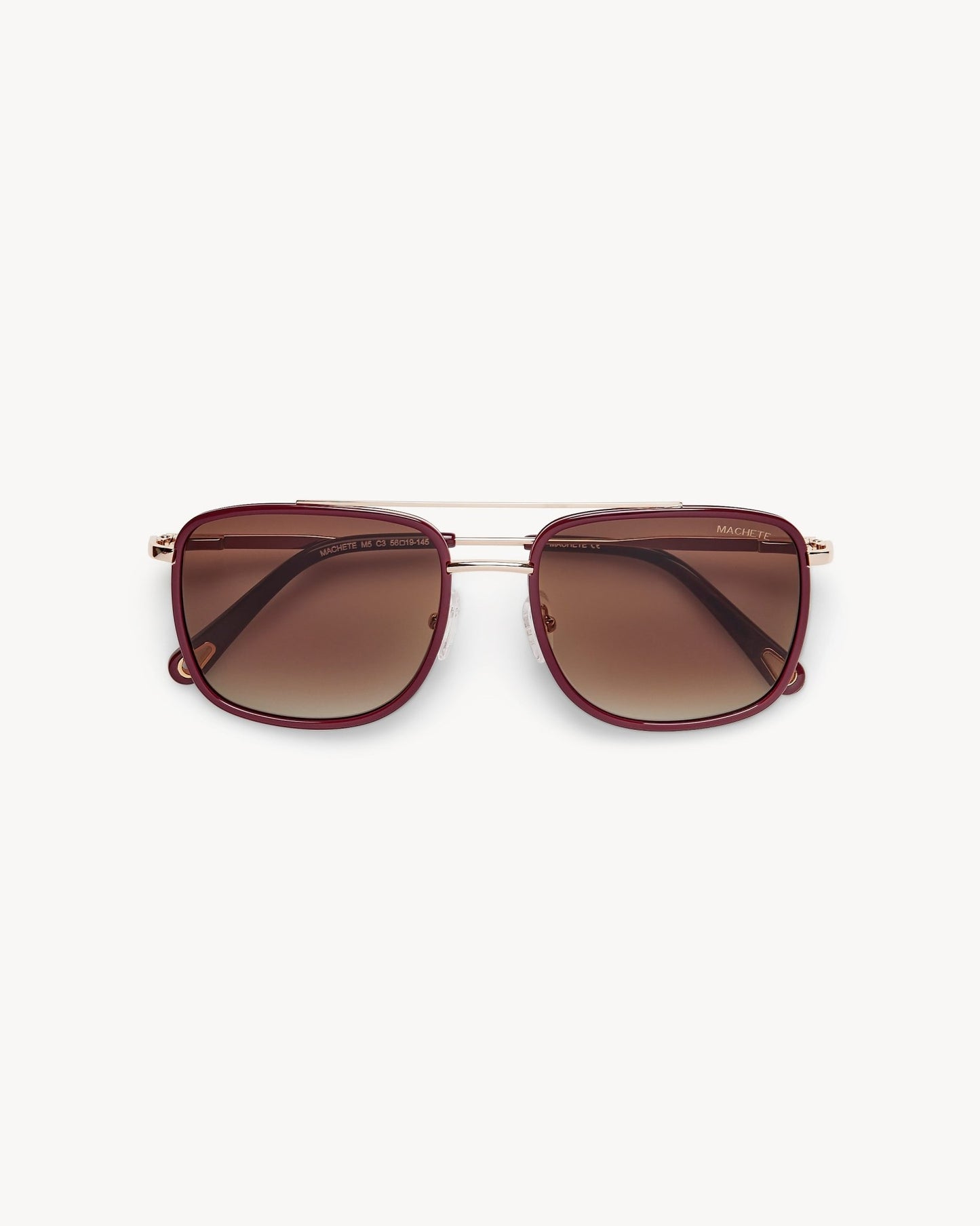 Amelia Sunglasses in Oxblood - MACHETE