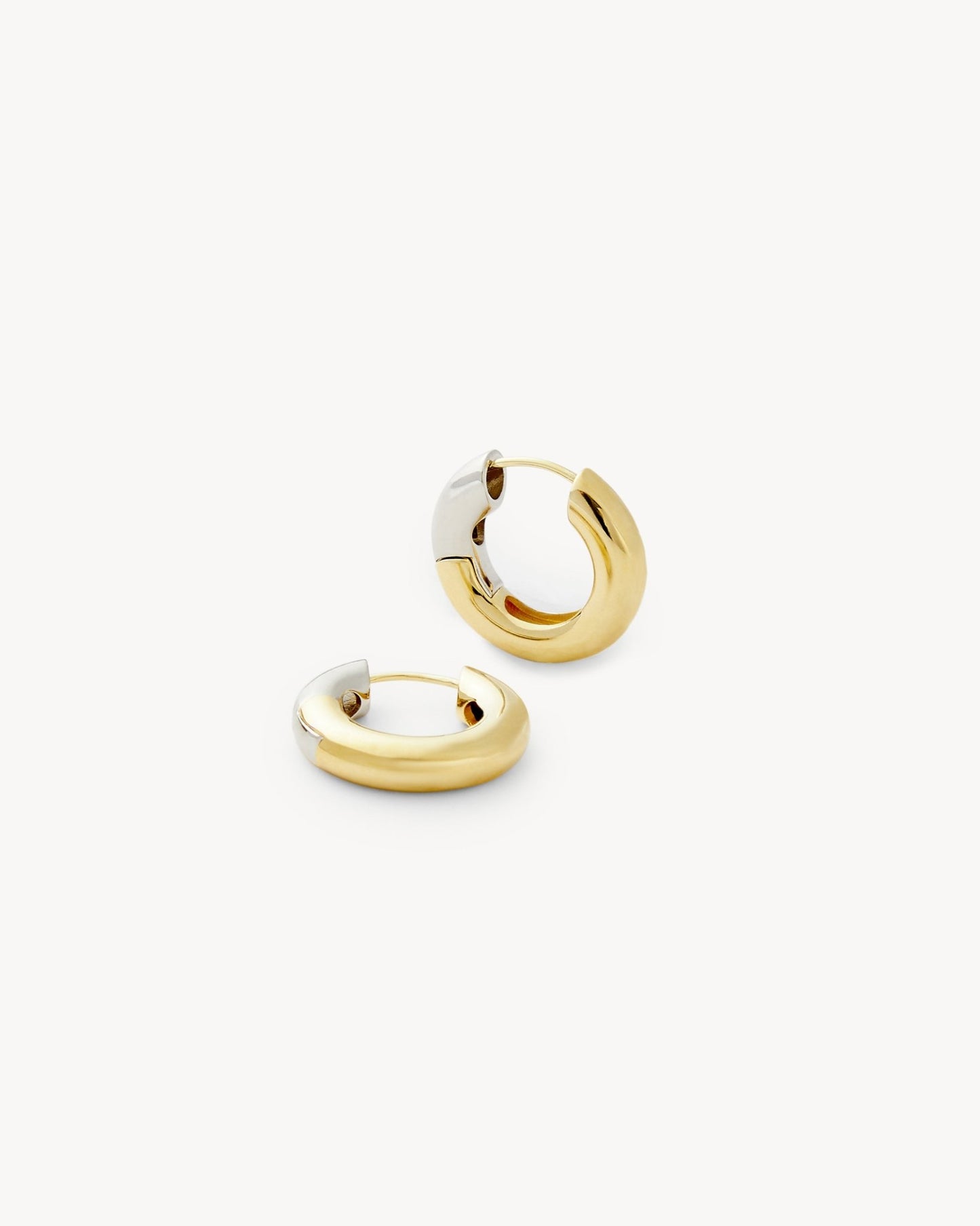 Baby Chunky Hoops in 3/4 Gold - MACHETE