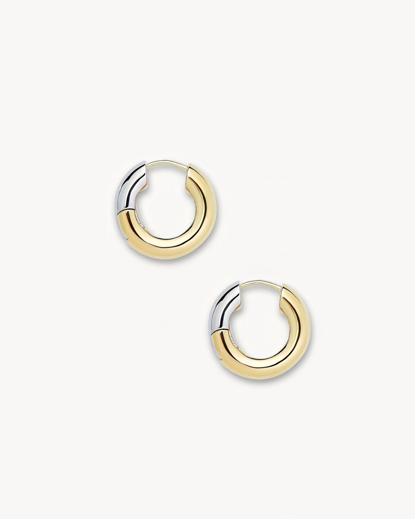 Baby Chunky Hoops in 3/4 Gold - MACHETE