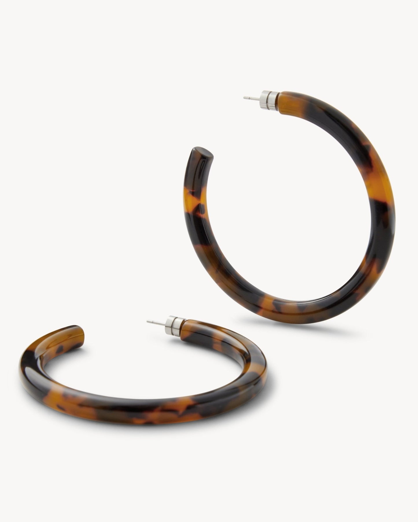 Bold Hoops in Classic Tortoise - MACHETE