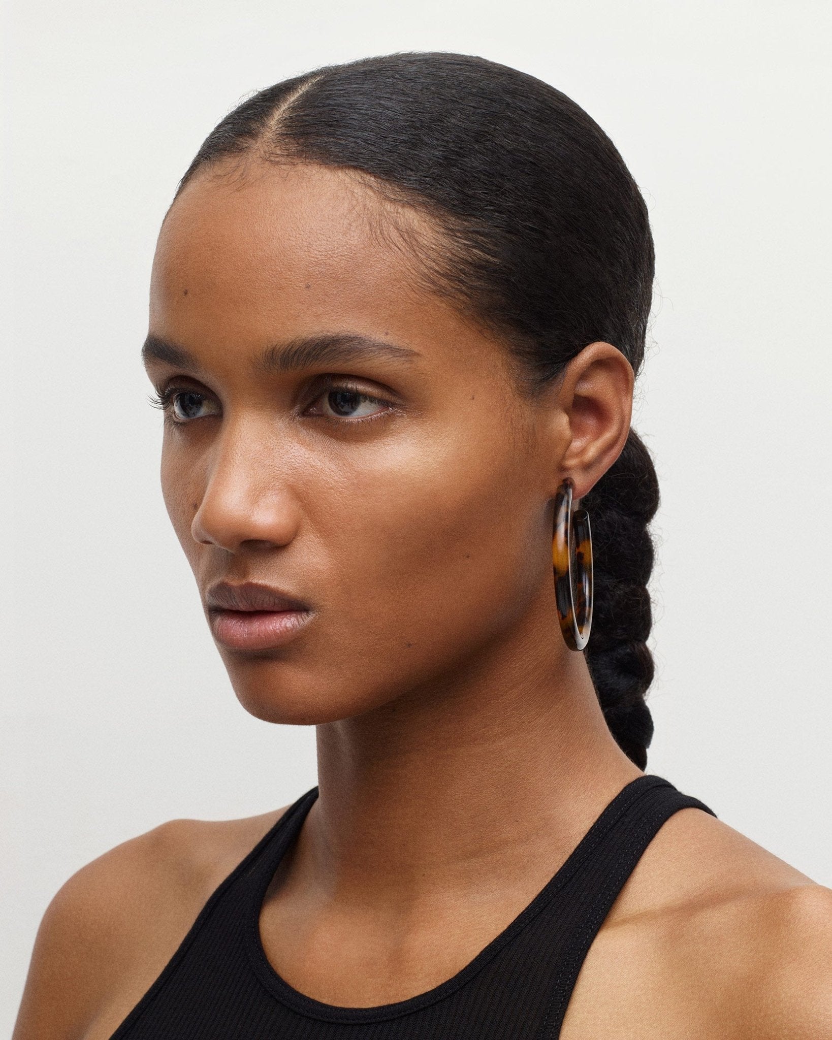 Bold Hoops in Classic Tortoise - MACHETE