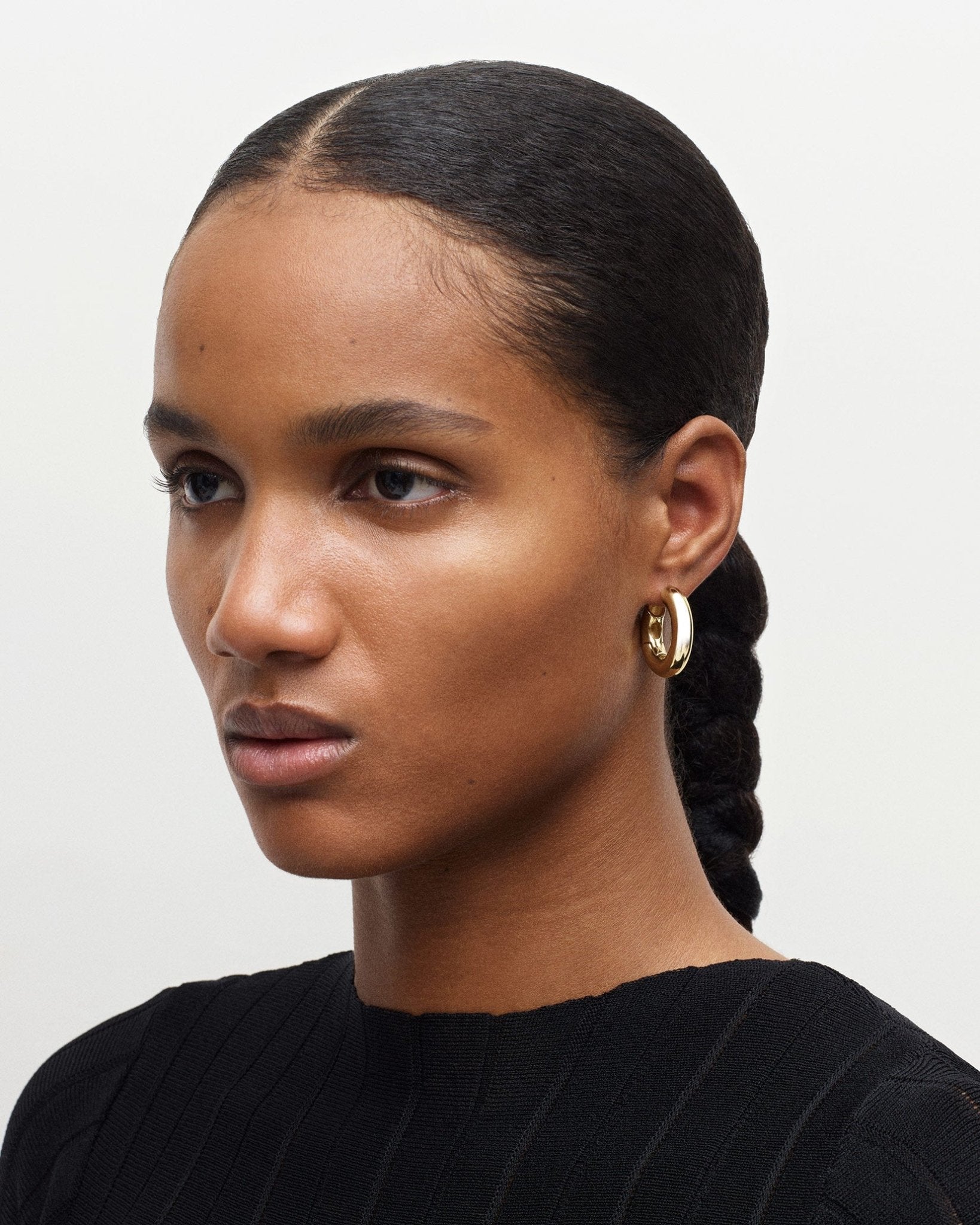 Chunky Hoops in 3/4 Gold - MACHETE
