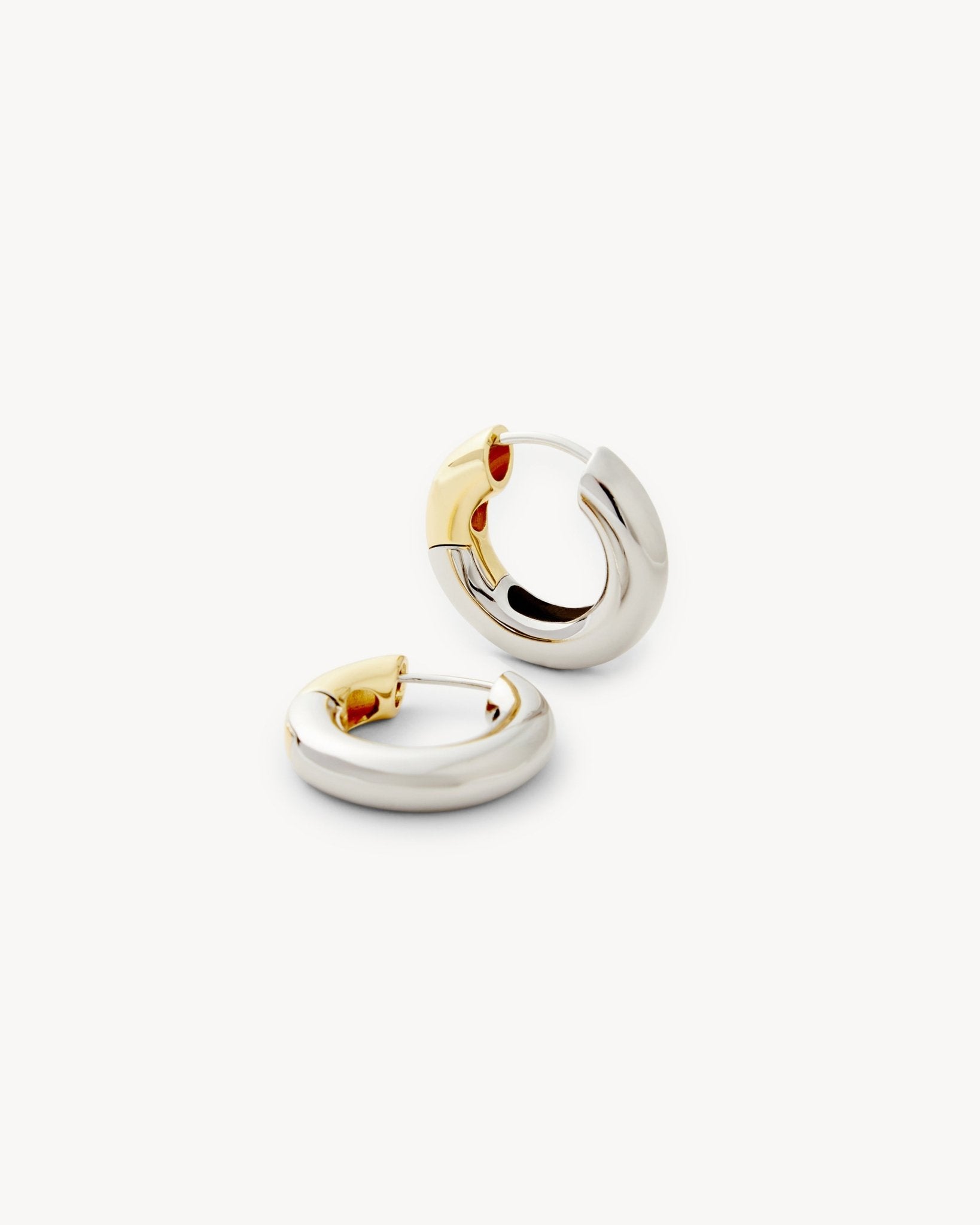 Chunky Hoops in 3/4 Silver - MACHETE