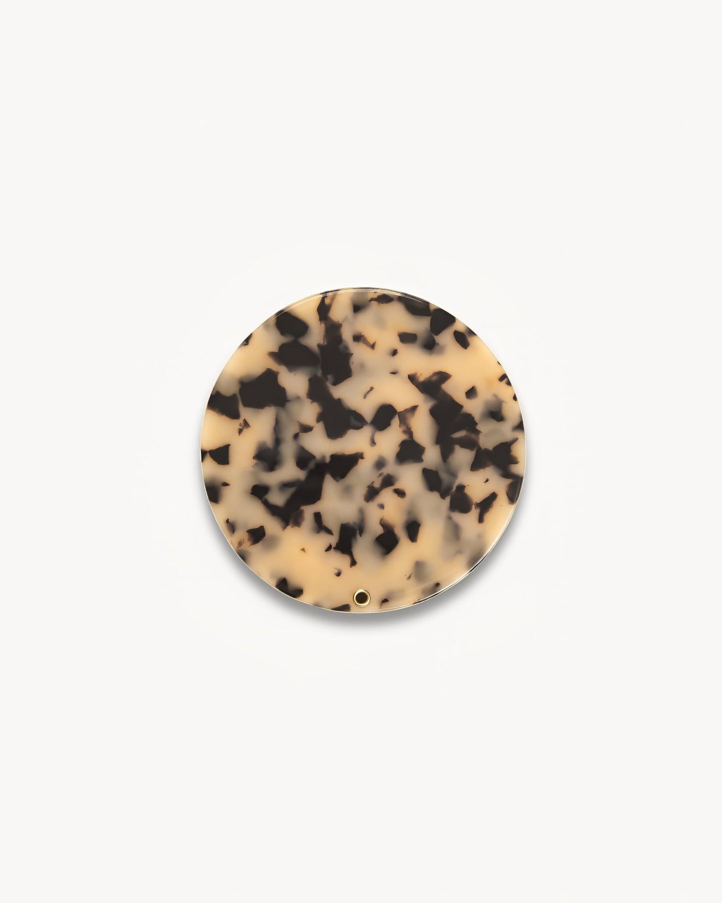 MACHETE Circle Mirror in Blonde Tortoise