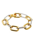 Collage Chain Bracelet - Mixed Metals