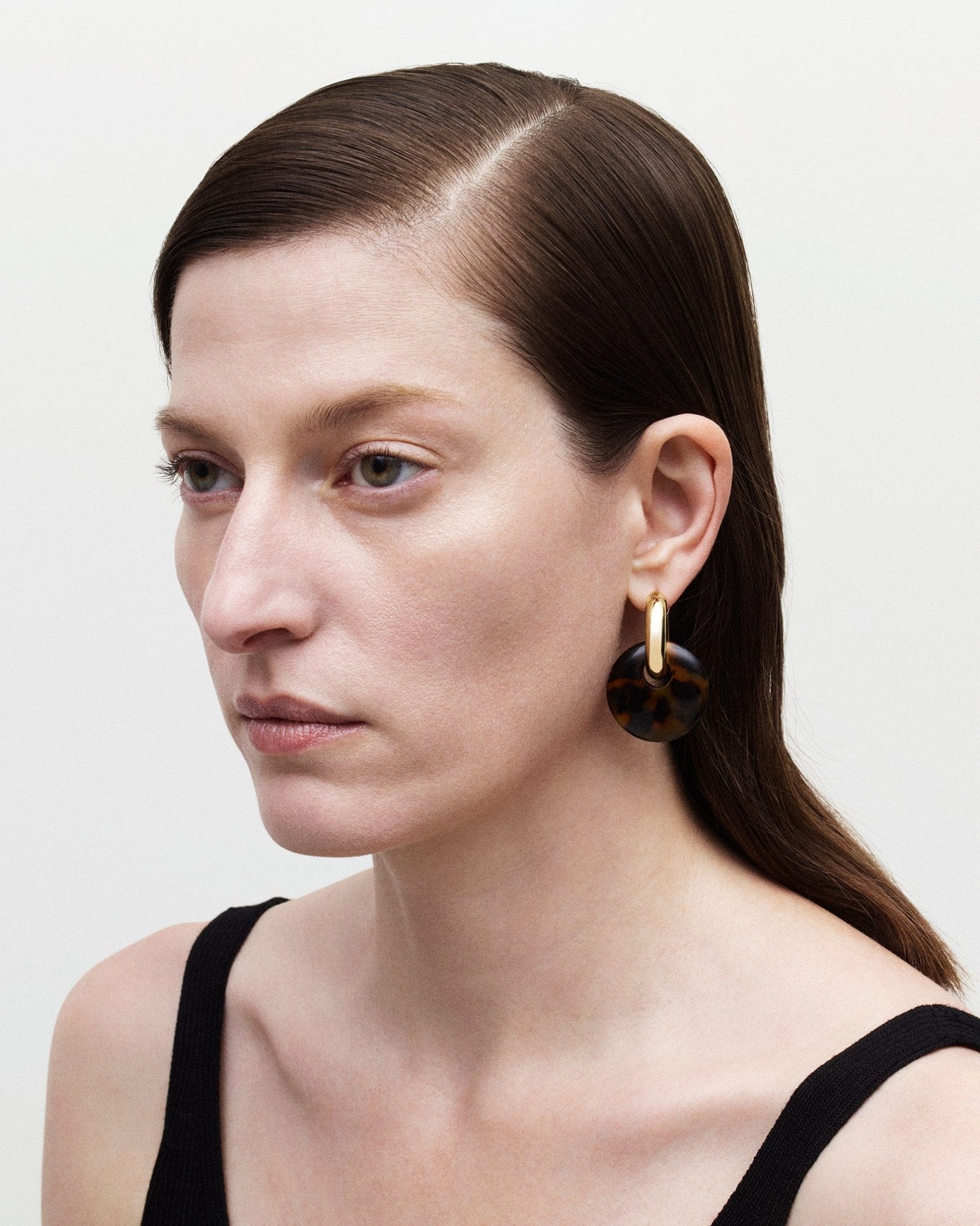Disc Earring Charms in Classic Tortoise