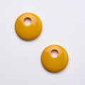 Chunky Disc Charms in Ochre