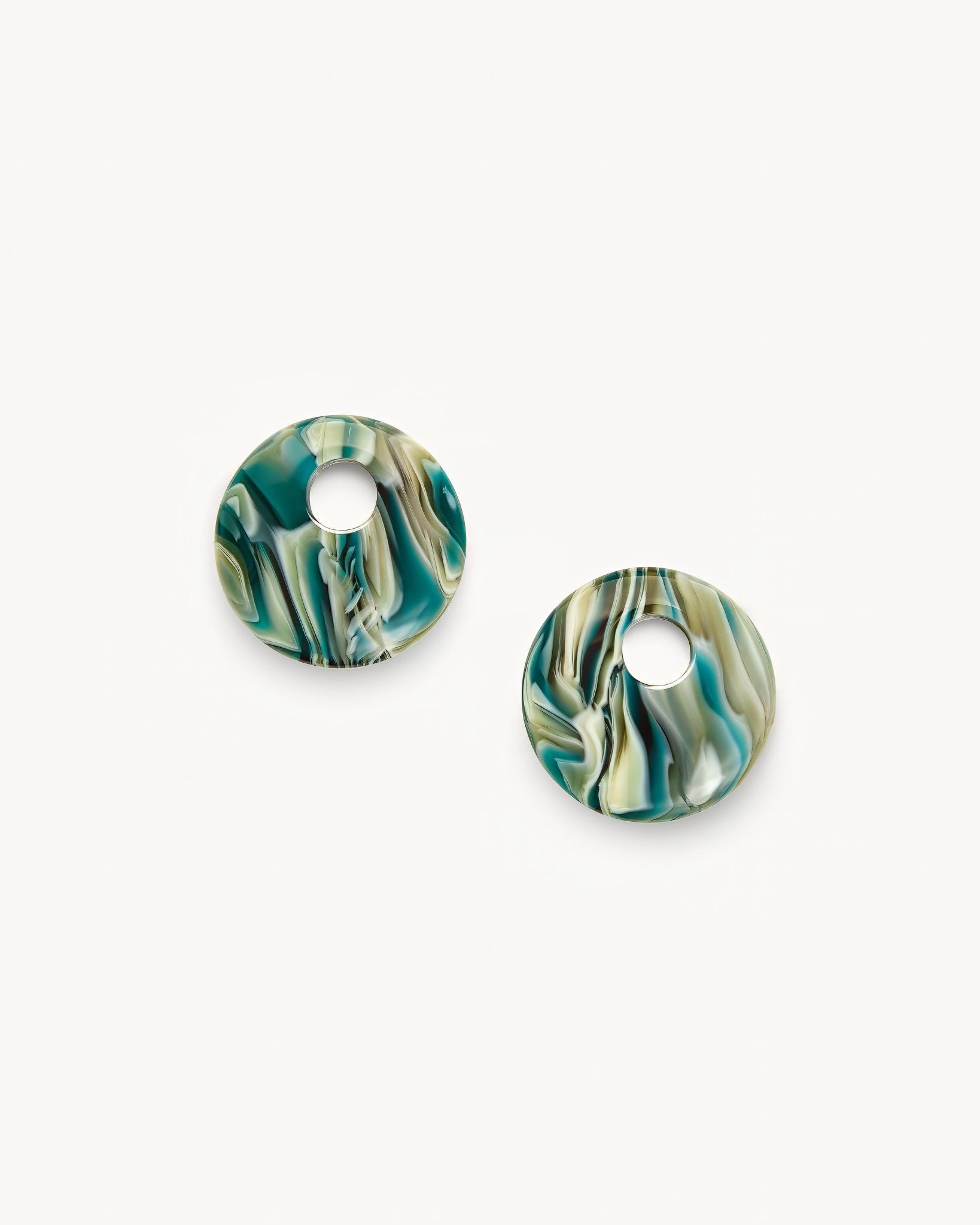Disc Earring Charms in Stromanthe
