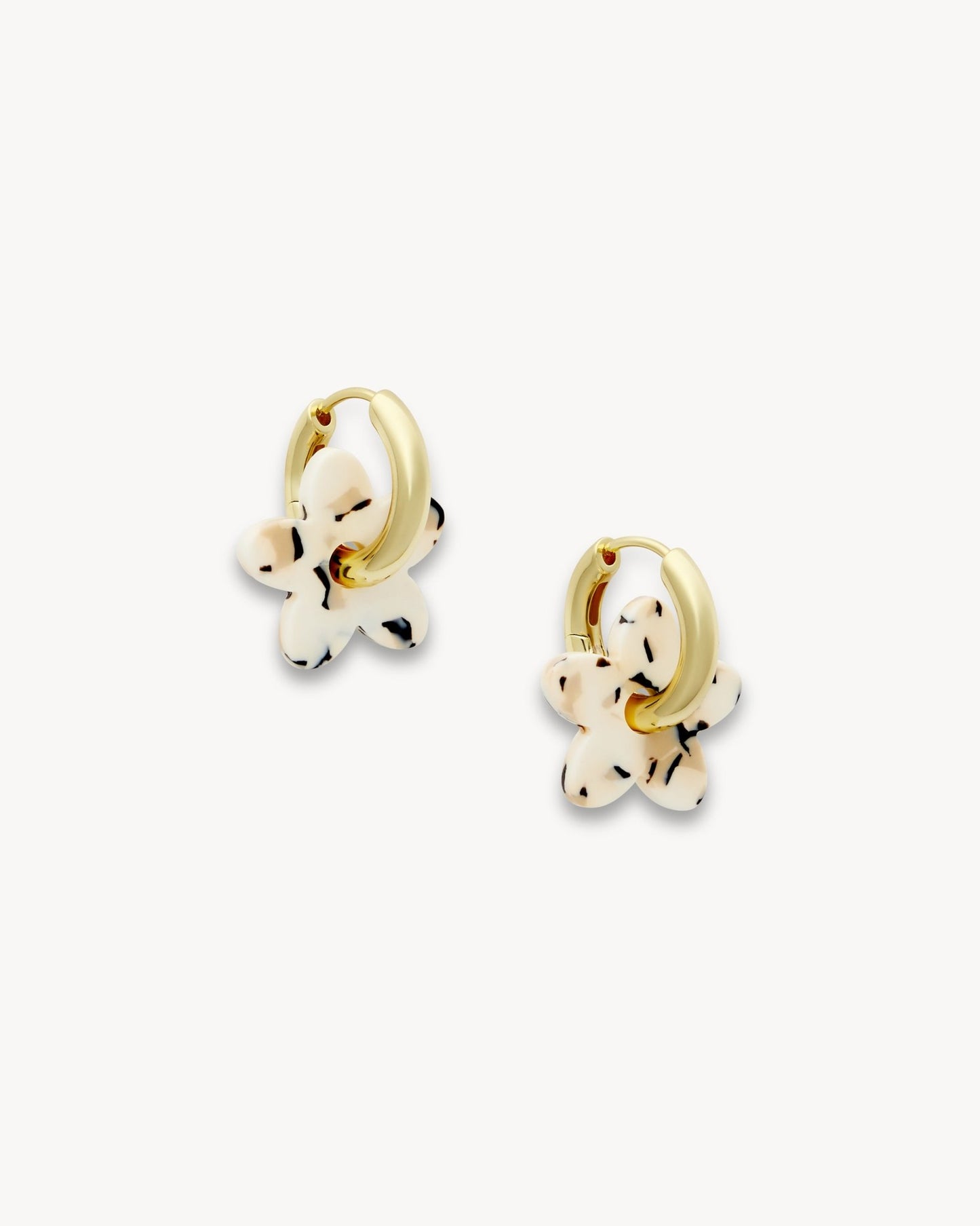Flower Earring Charms in Terrazzo