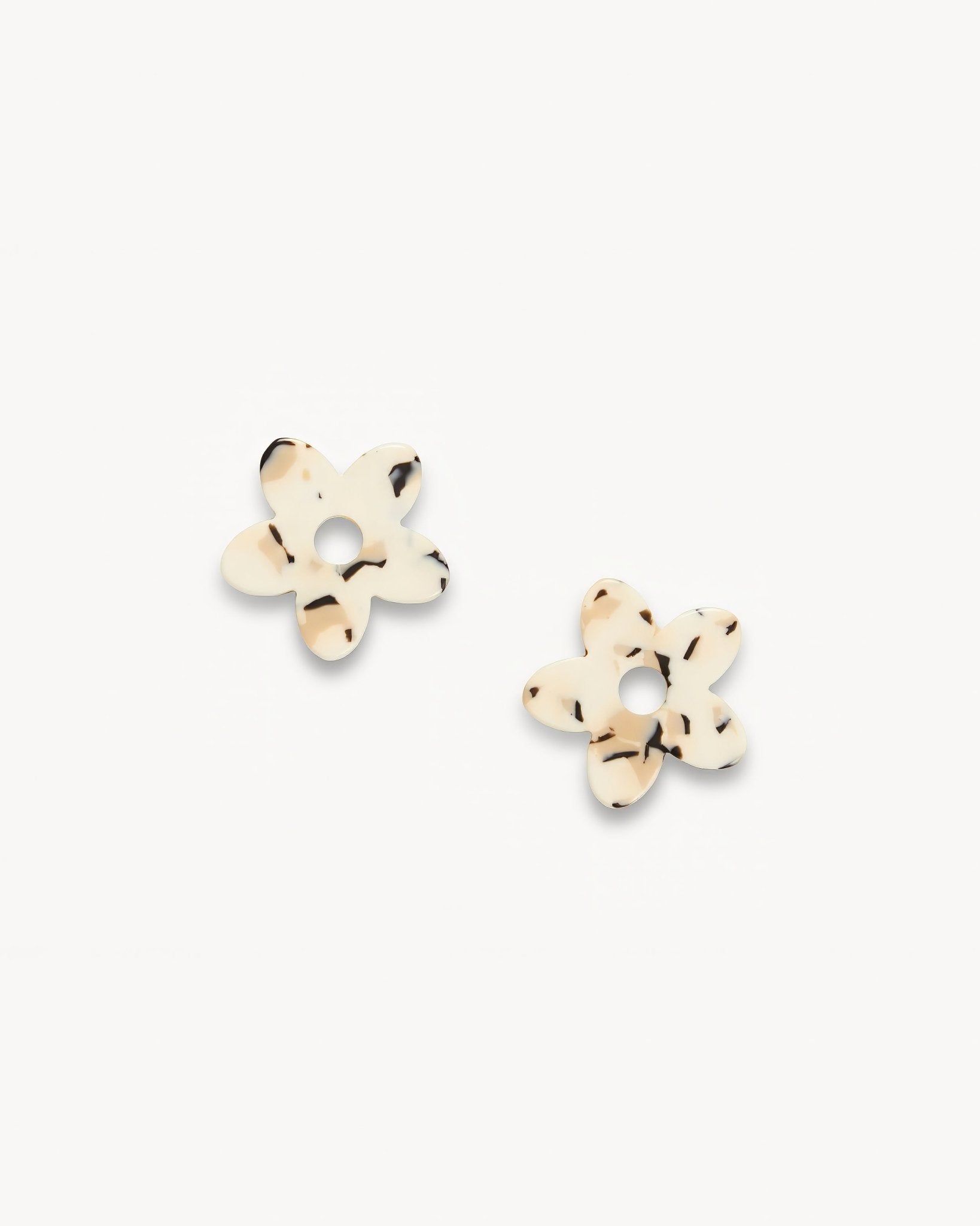 Flower Earring Charms in Terrazzo