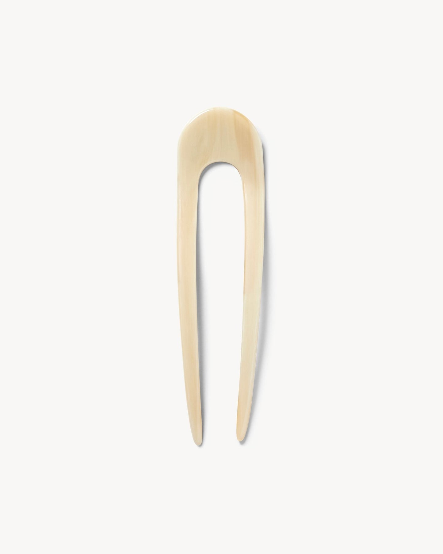 French Hair Pin in Alabaster