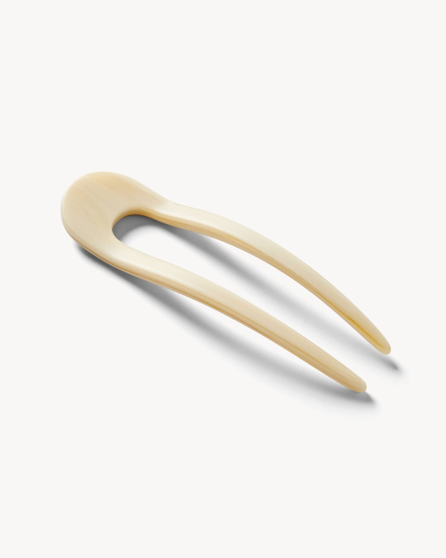 French Hair Pin in Alabaster