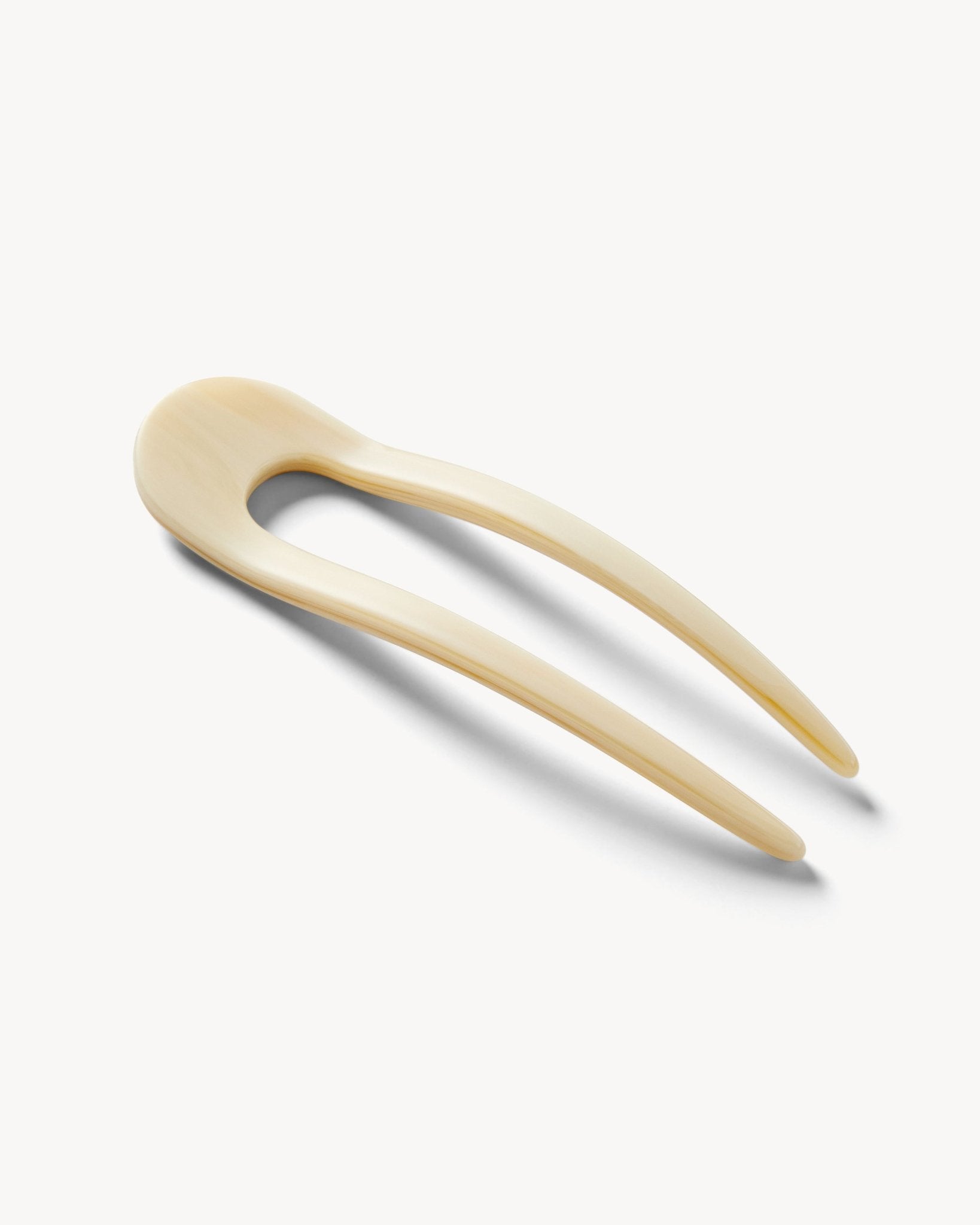 French Hair Pin in Alabaster