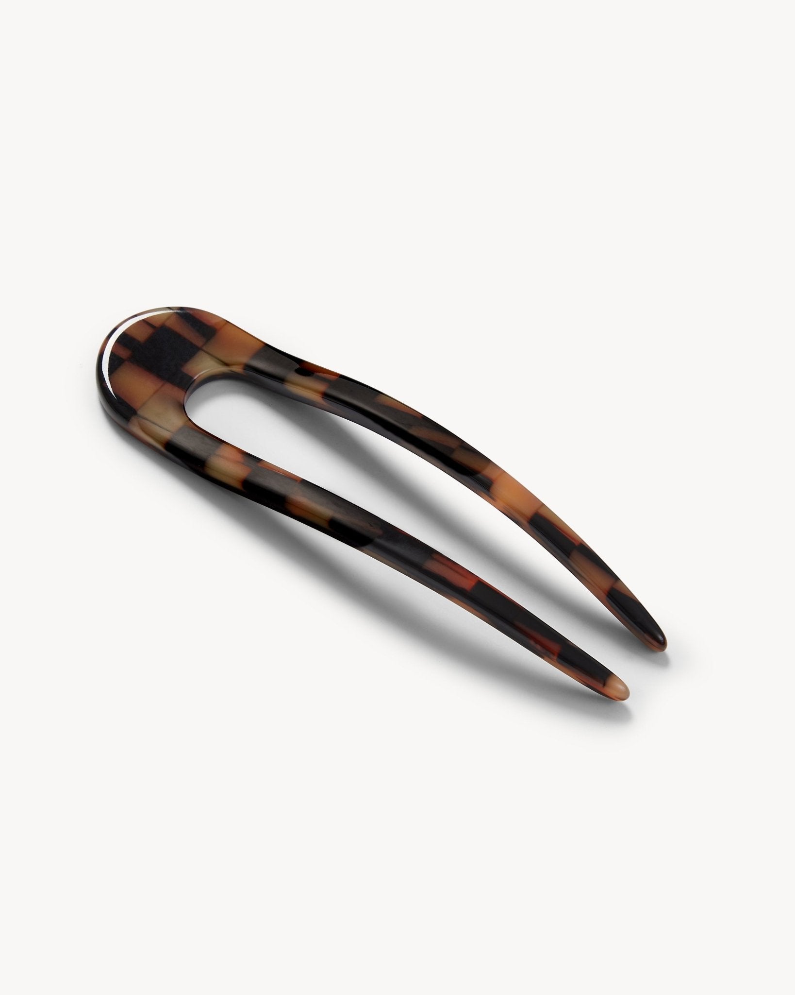 French Hair Pin in Blonde Checker - MACHETE