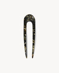 French Hair Pin in Midnight Horn