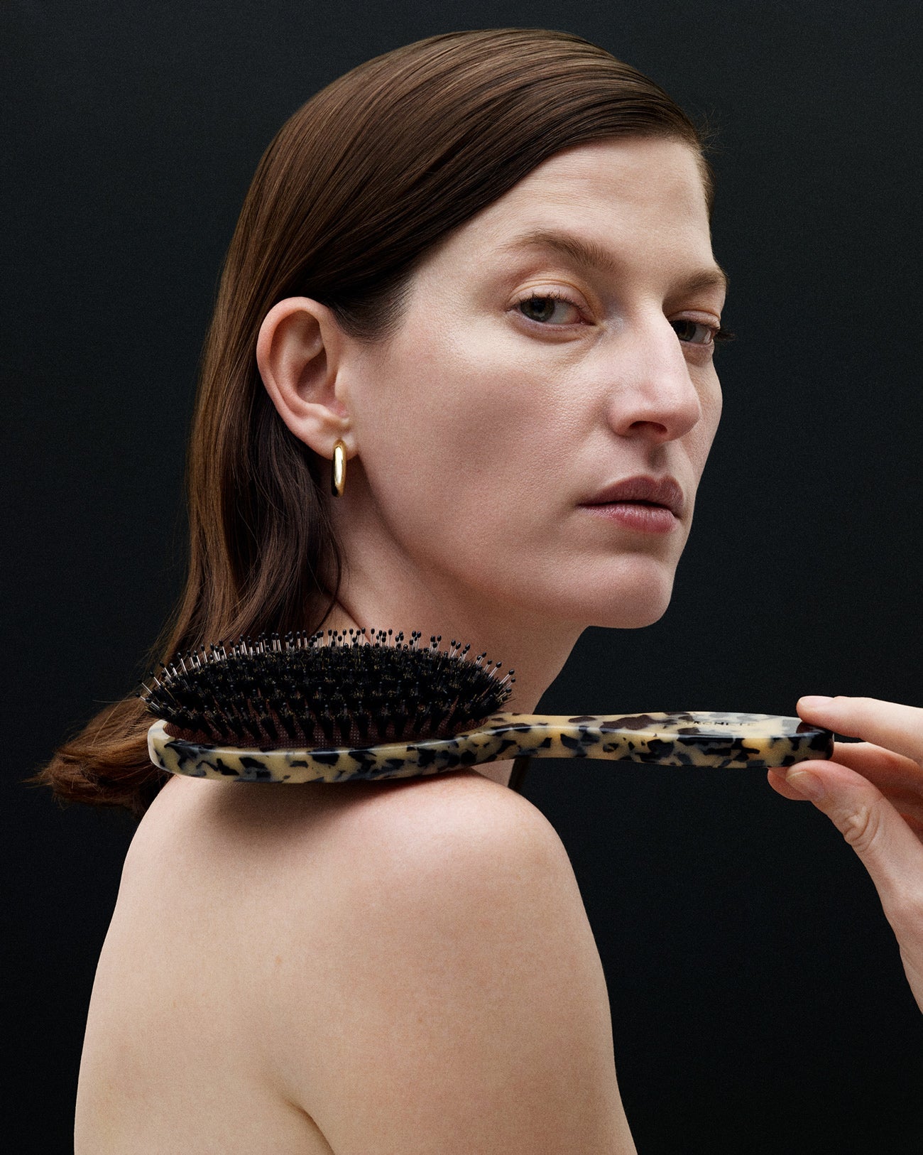 MACHETE Grande Hair Brush in Blonde Tortoise
