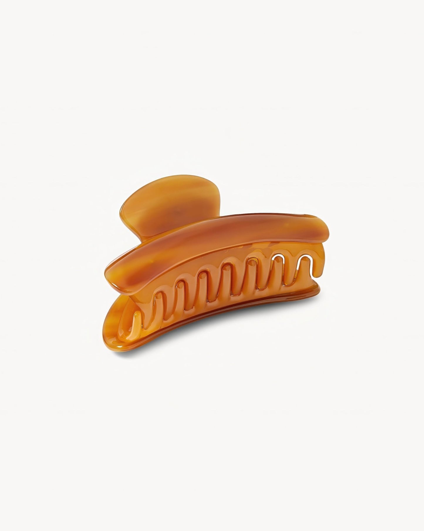 Grande Heirloom Hair Claw in Cognac