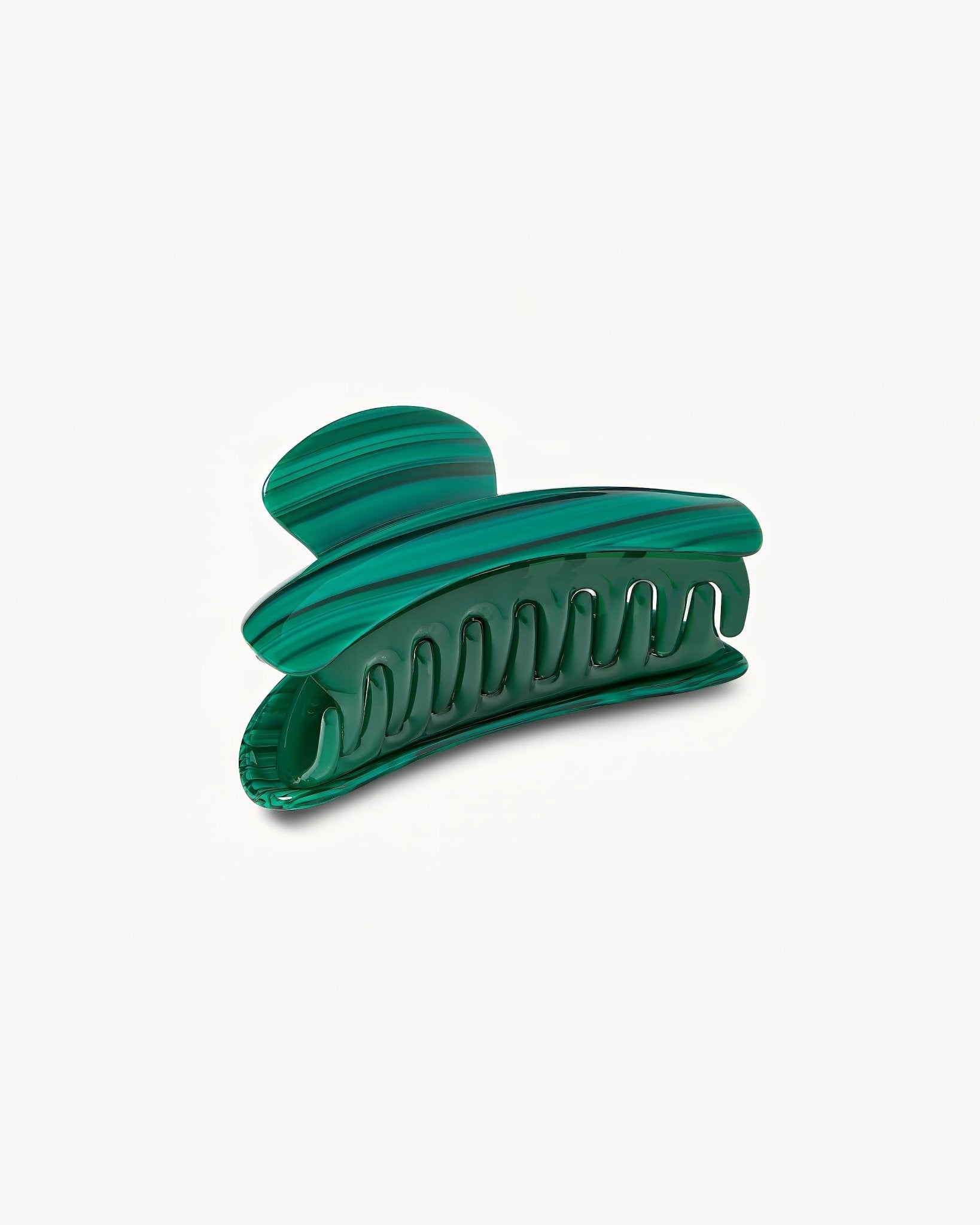Grande Heirloom Hair Claw in Malachite