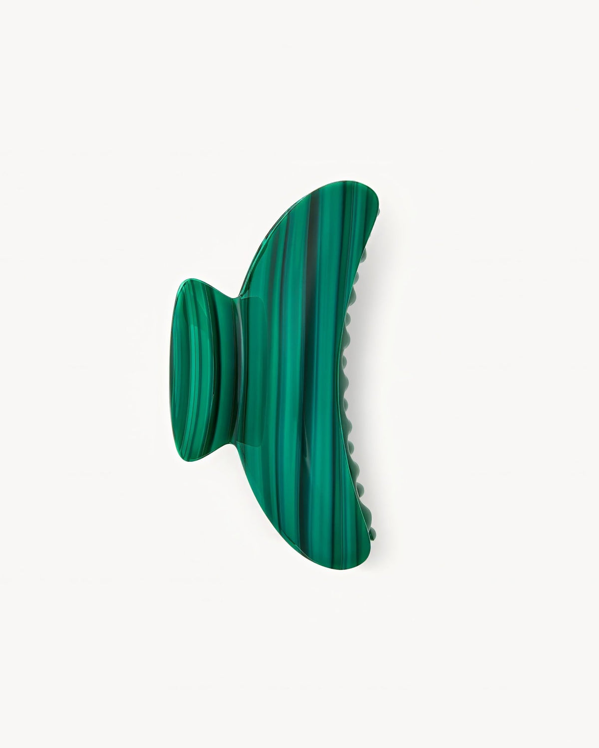 Grande Heirloom Hair Claw in Malachite