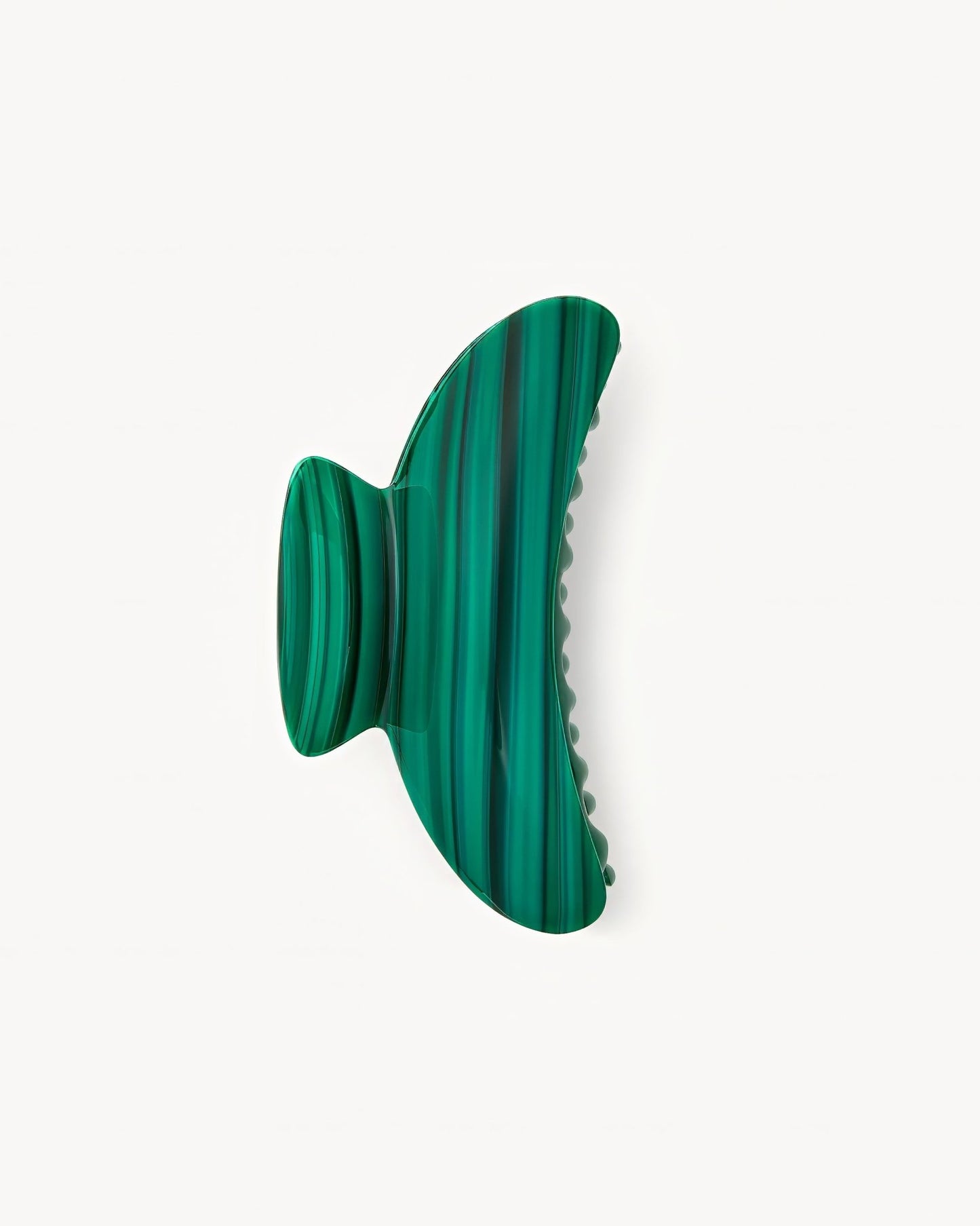 Grande Heirloom Hair Claw in Malachite