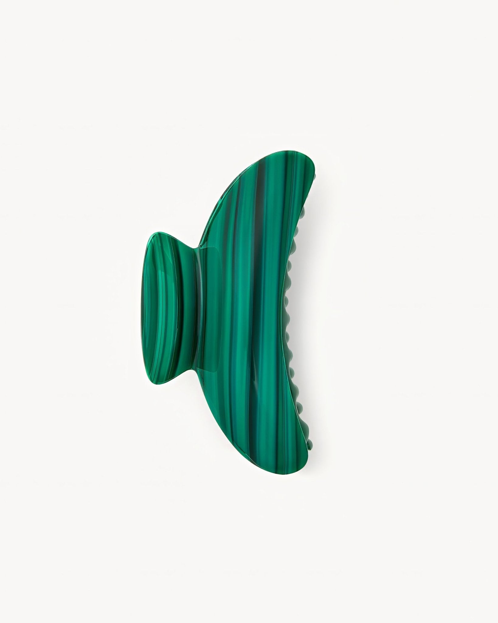 Grande Heirloom Hair Claw in Malachite