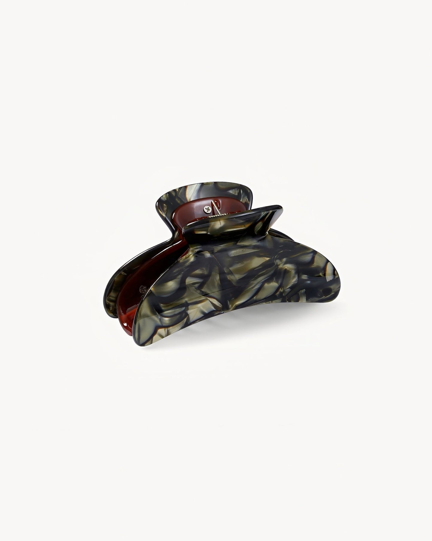 Grande Heirloom Hair Claw in Midnight Horn