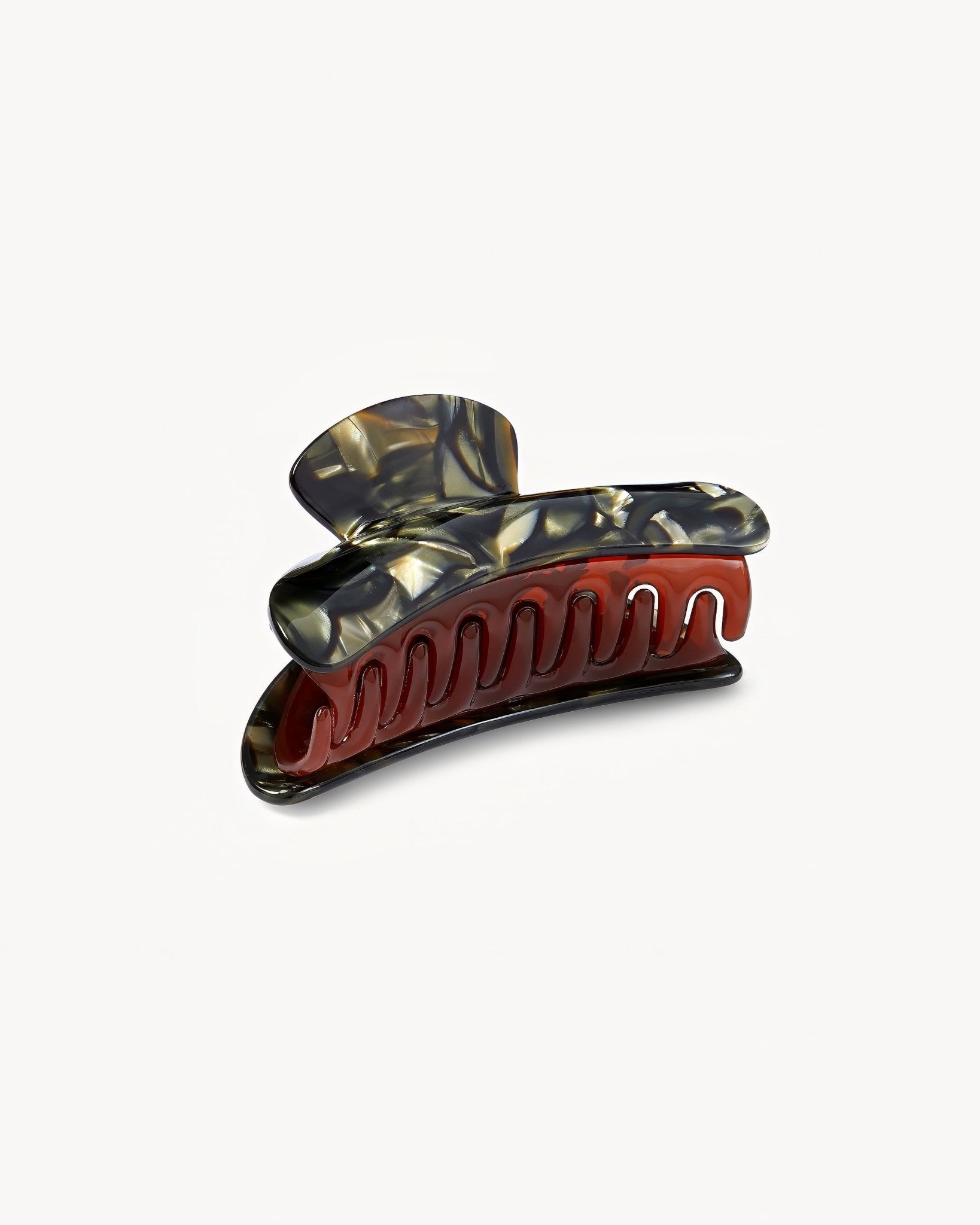 Grande Heirloom Hair Claw in Midnight Horn