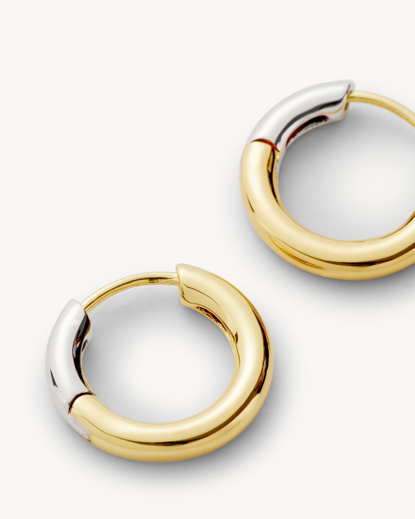 Hinge Hoops in 3/4 Gold - MACHETE