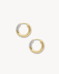 Petite Hoops in 3/4 Gold
