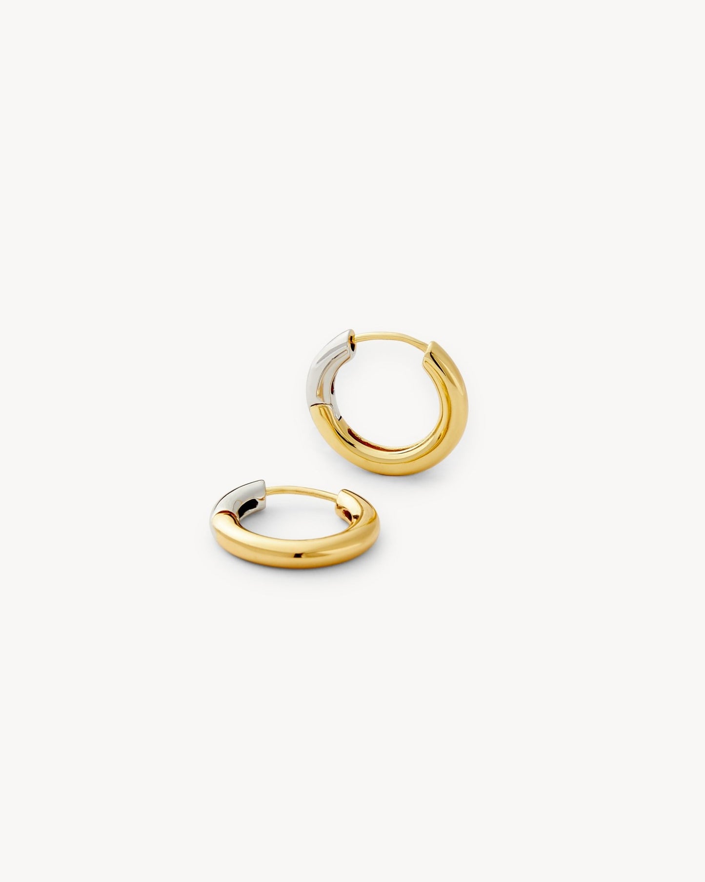 Hinge Hoops in 3/4 Gold - MACHETE