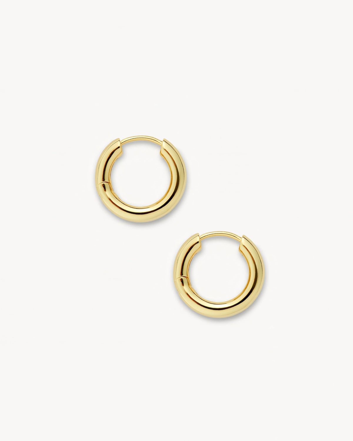 Hinge Hoops in Gold