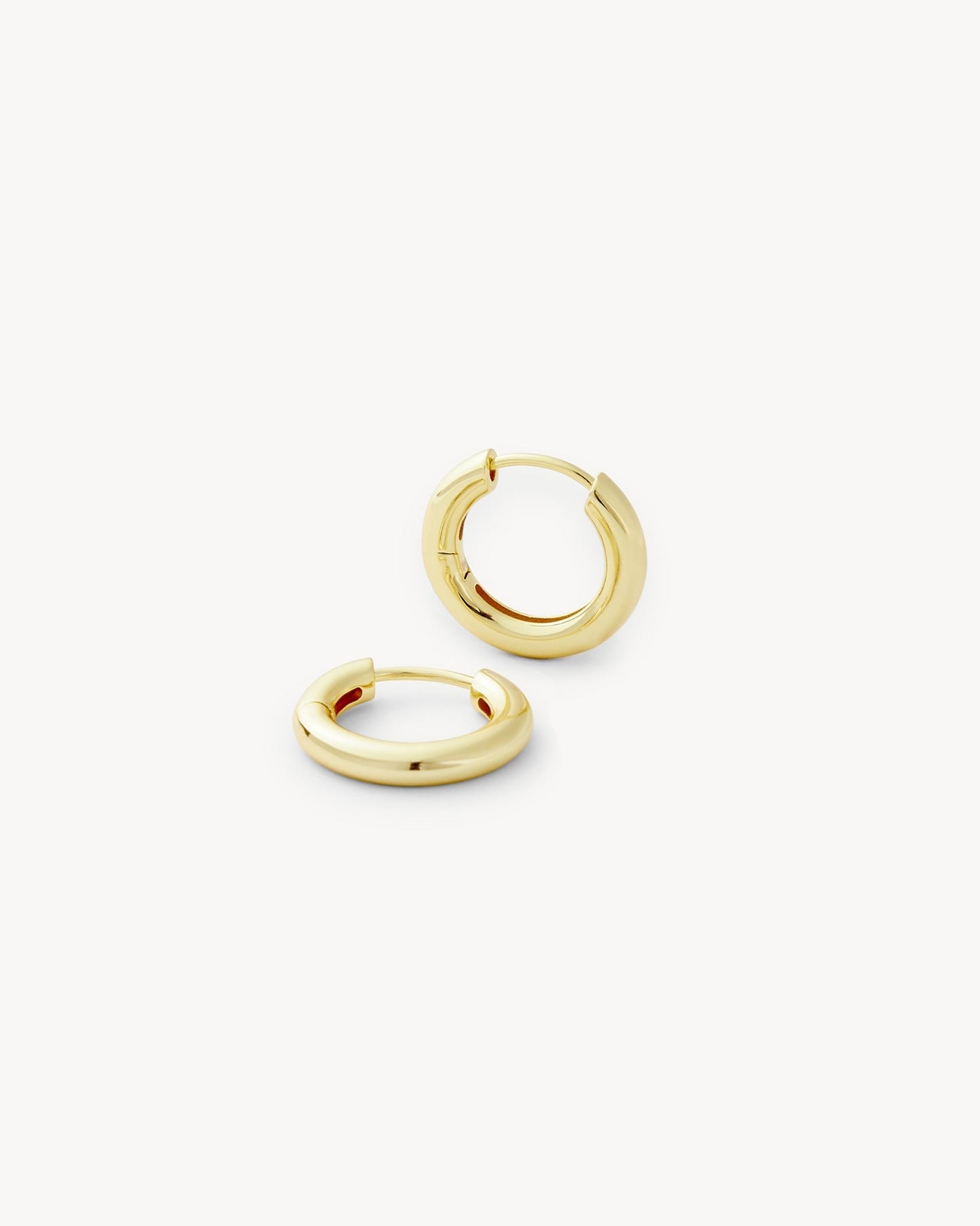 Hinge Hoops in Gold