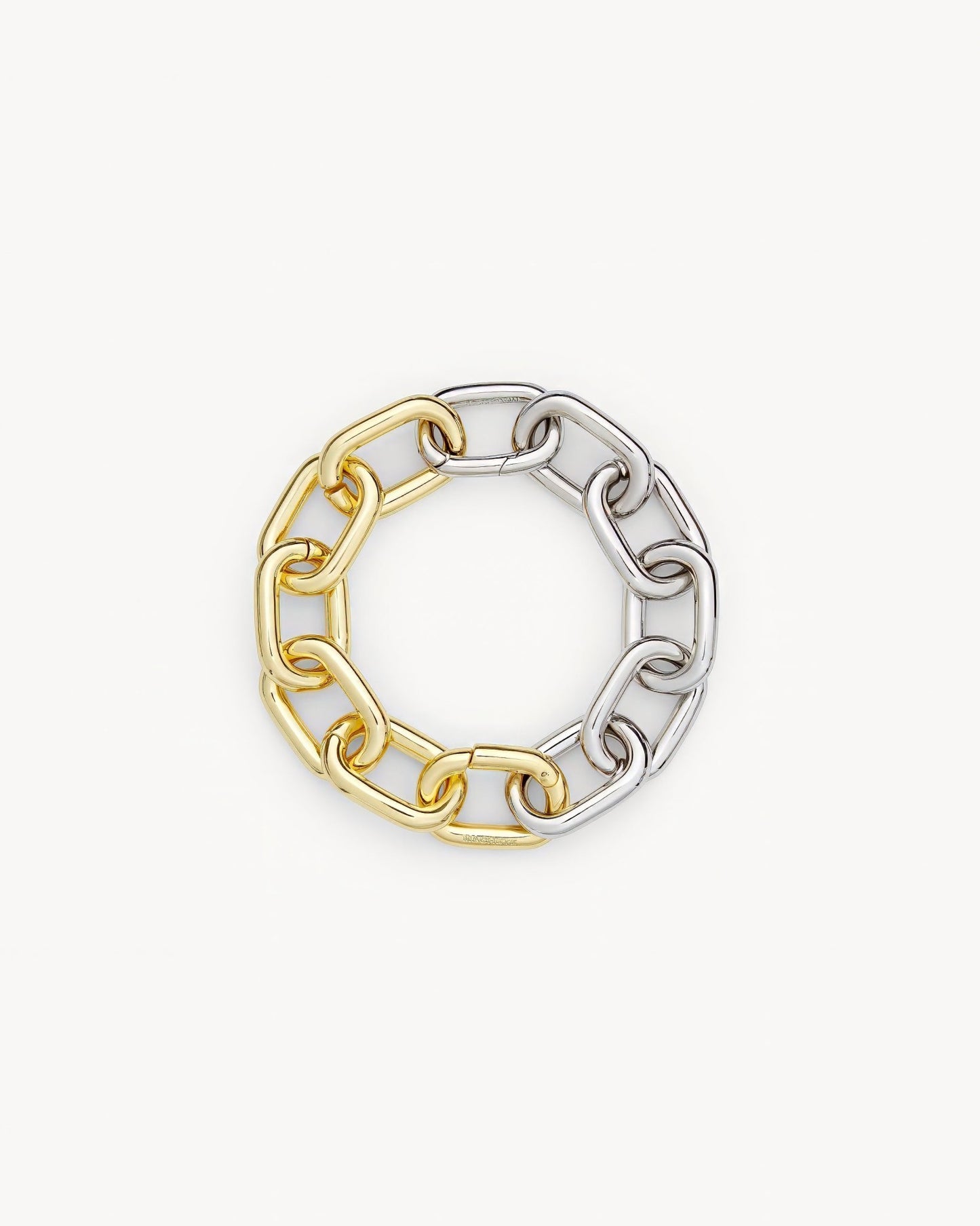 Interchangeable Link Bracelet in Gold + Silver