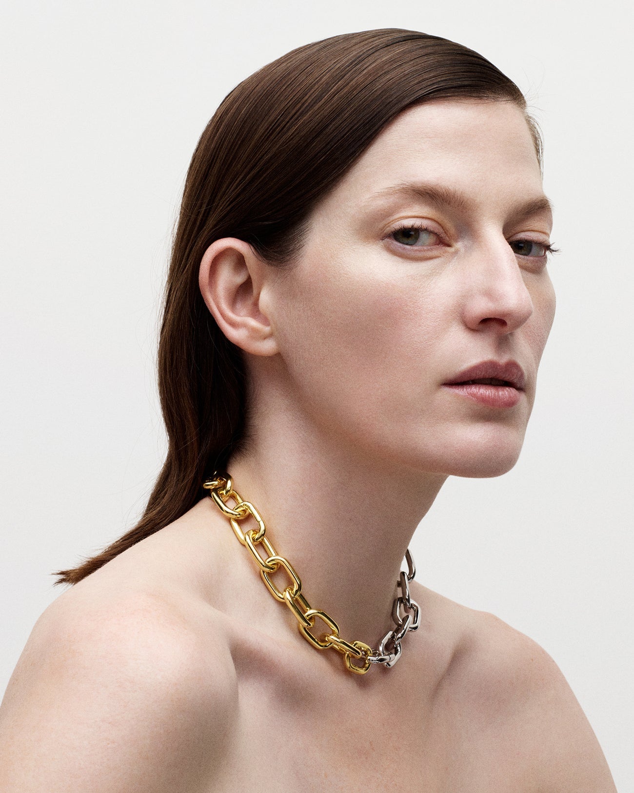 Interchangeable Link Necklace in 14k Gold - MACHETE