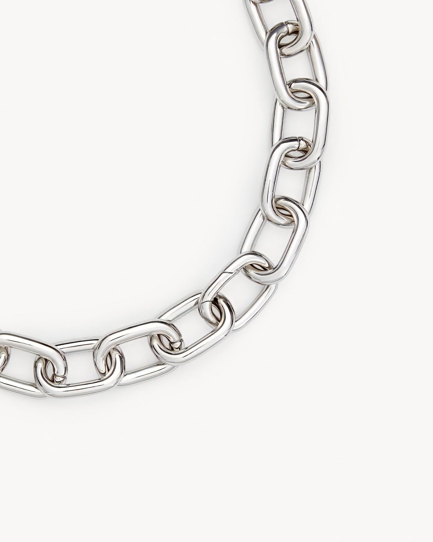 Interchangeable Link Necklace in Silver