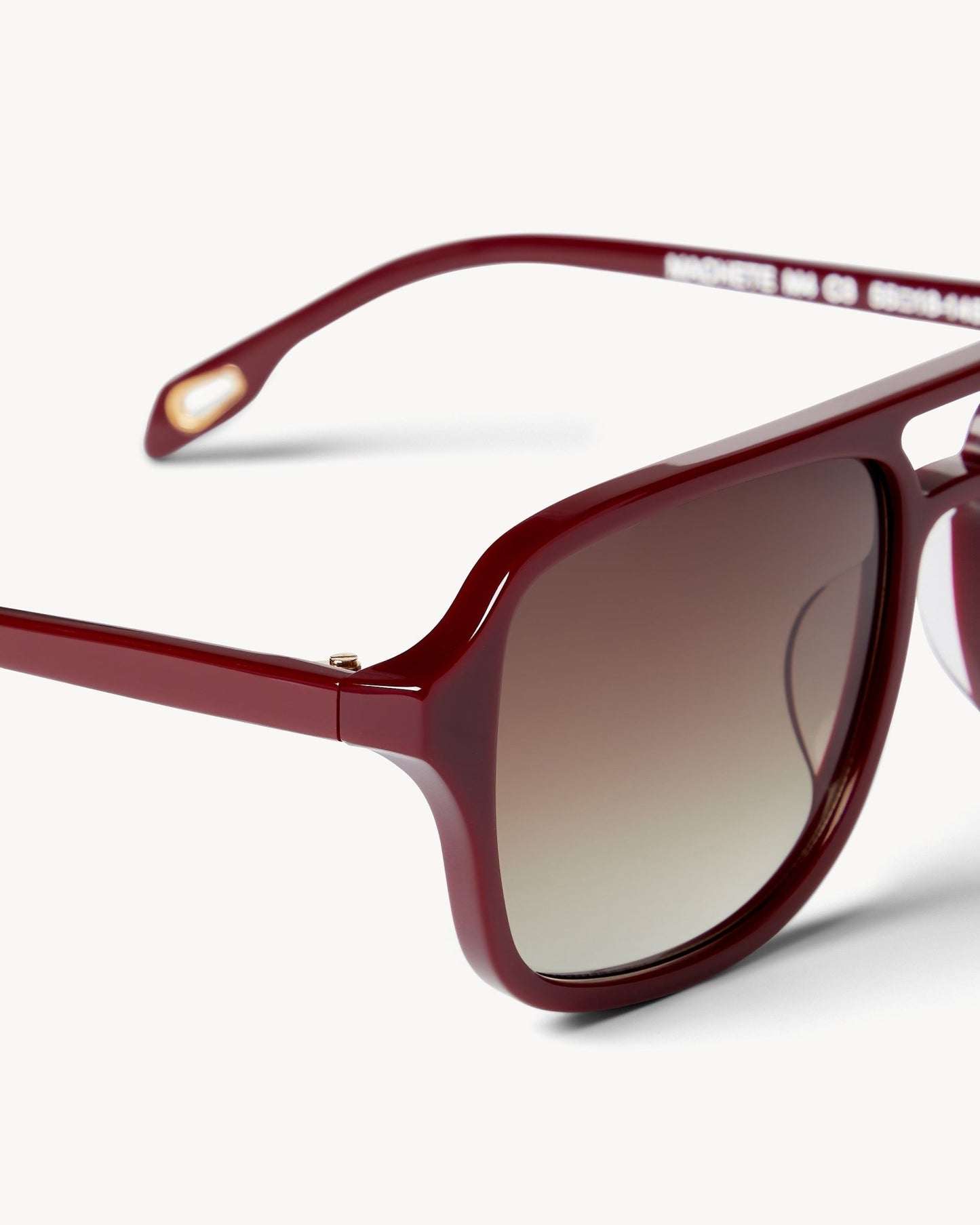 MACHETE Jane Sunglasses in Oxblood