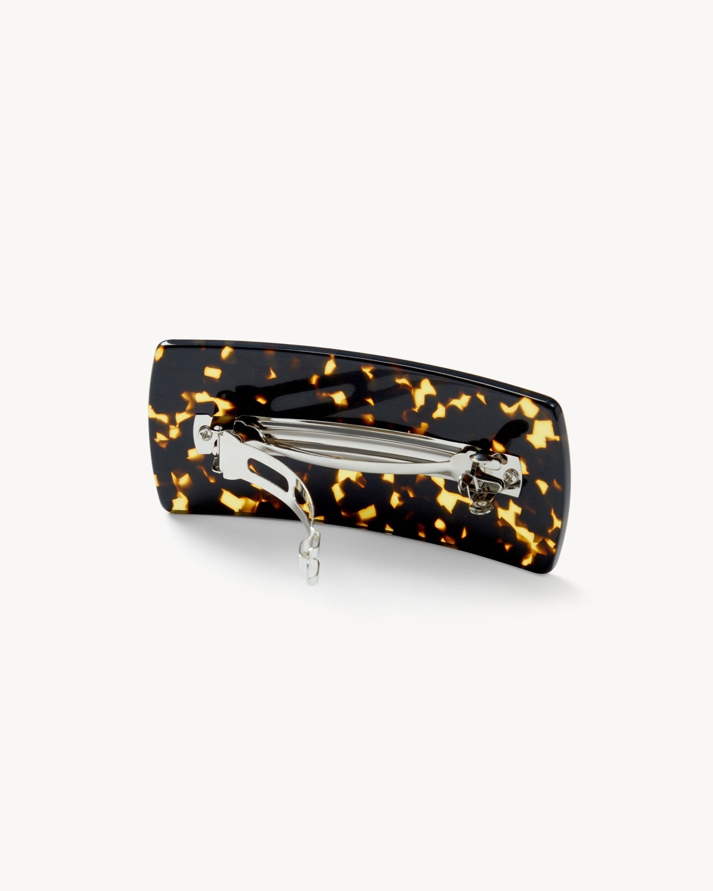 Jumbo Box Barrette in Dark Tortoise - MACHETE
