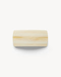 Jumbo Box Barrette in Alabaster