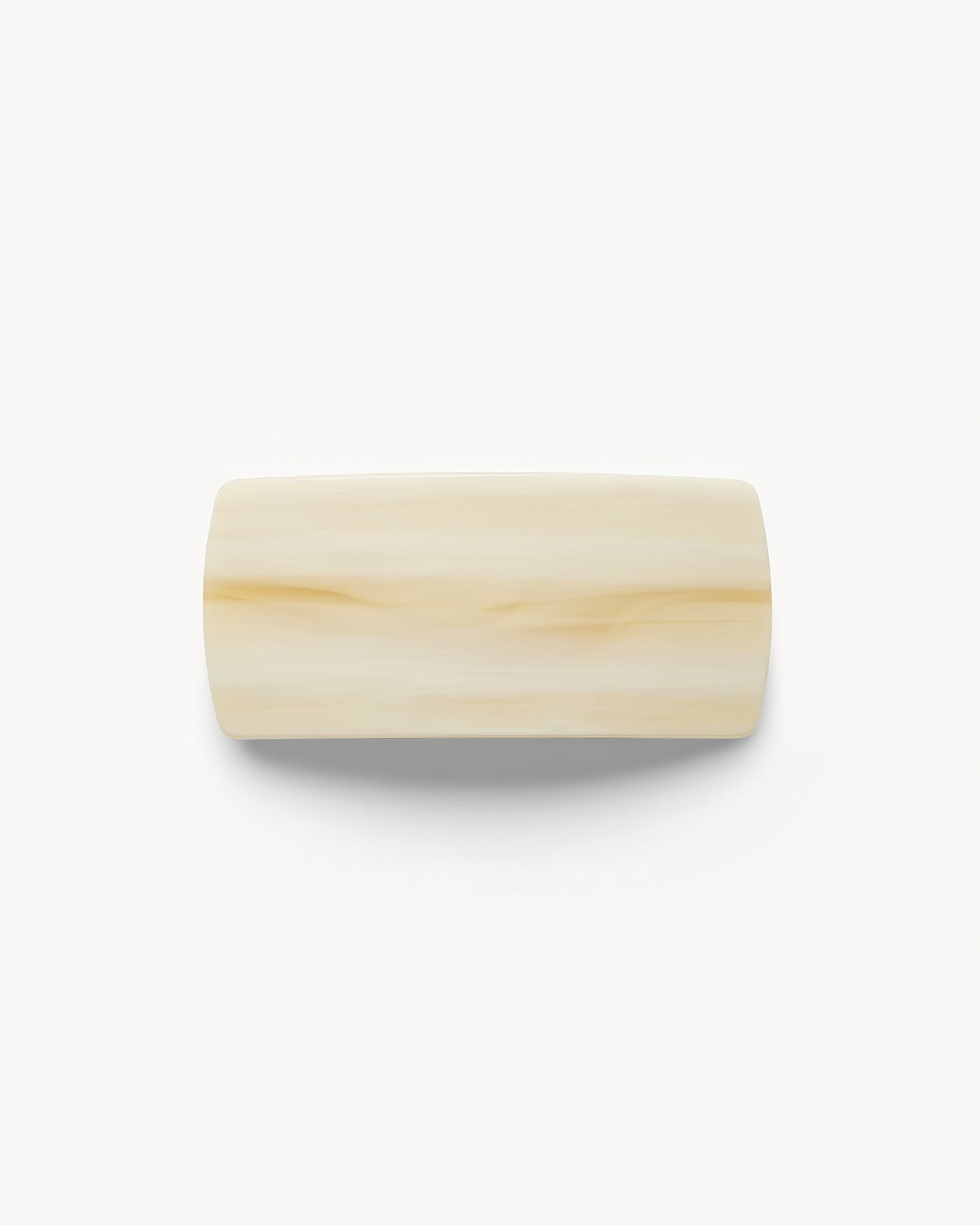 Jumbo Box Clip in Alabaster