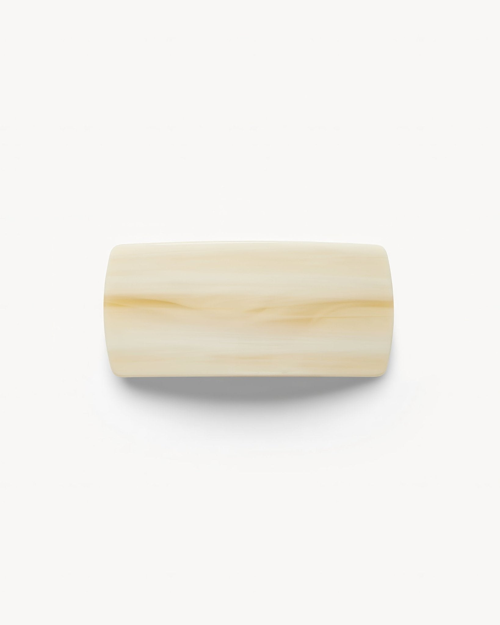 Jumbo Box Clip in Alabaster