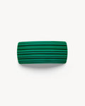 Jumbo Box Barrette in Malachite