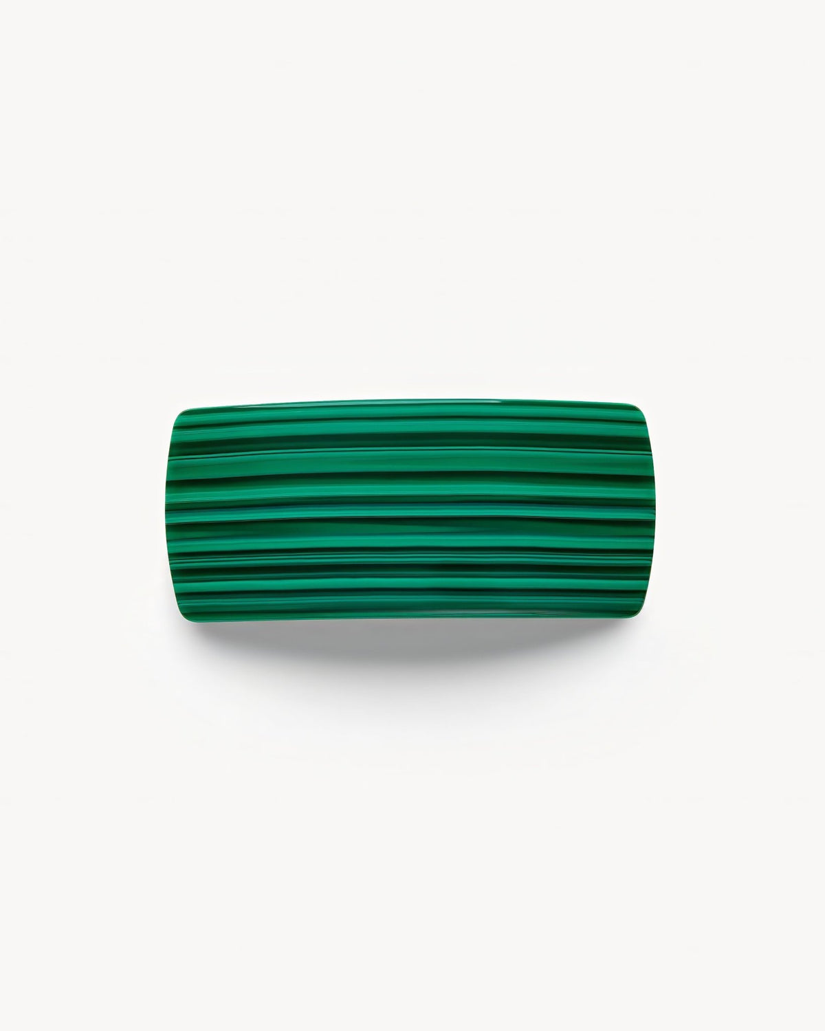 Jumbo Box Clip in Malachite