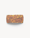 Jumbo Box Barrette in Tortoise Checker