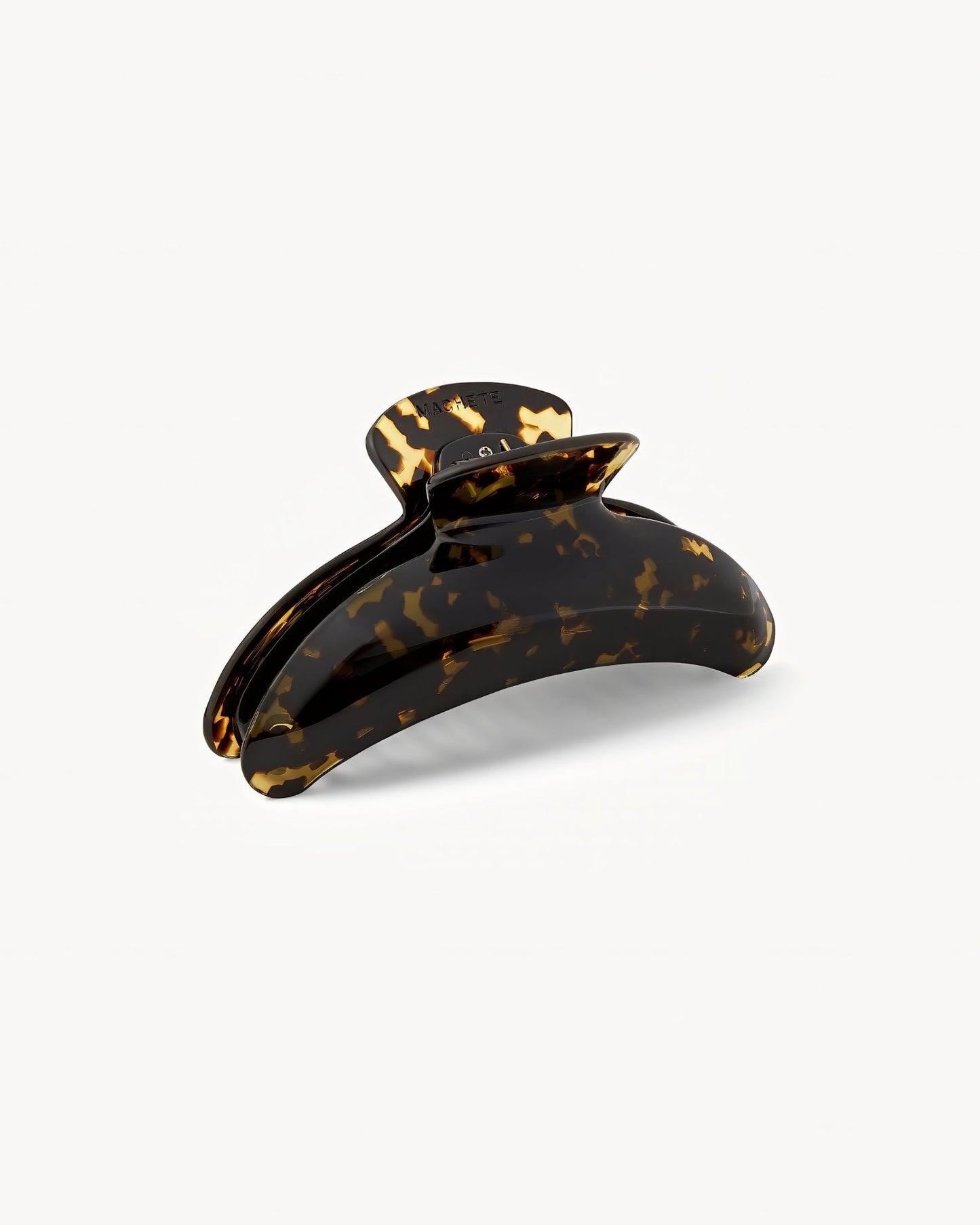 Jumbo Heirloom Hair Claw in Dark Tortoise
