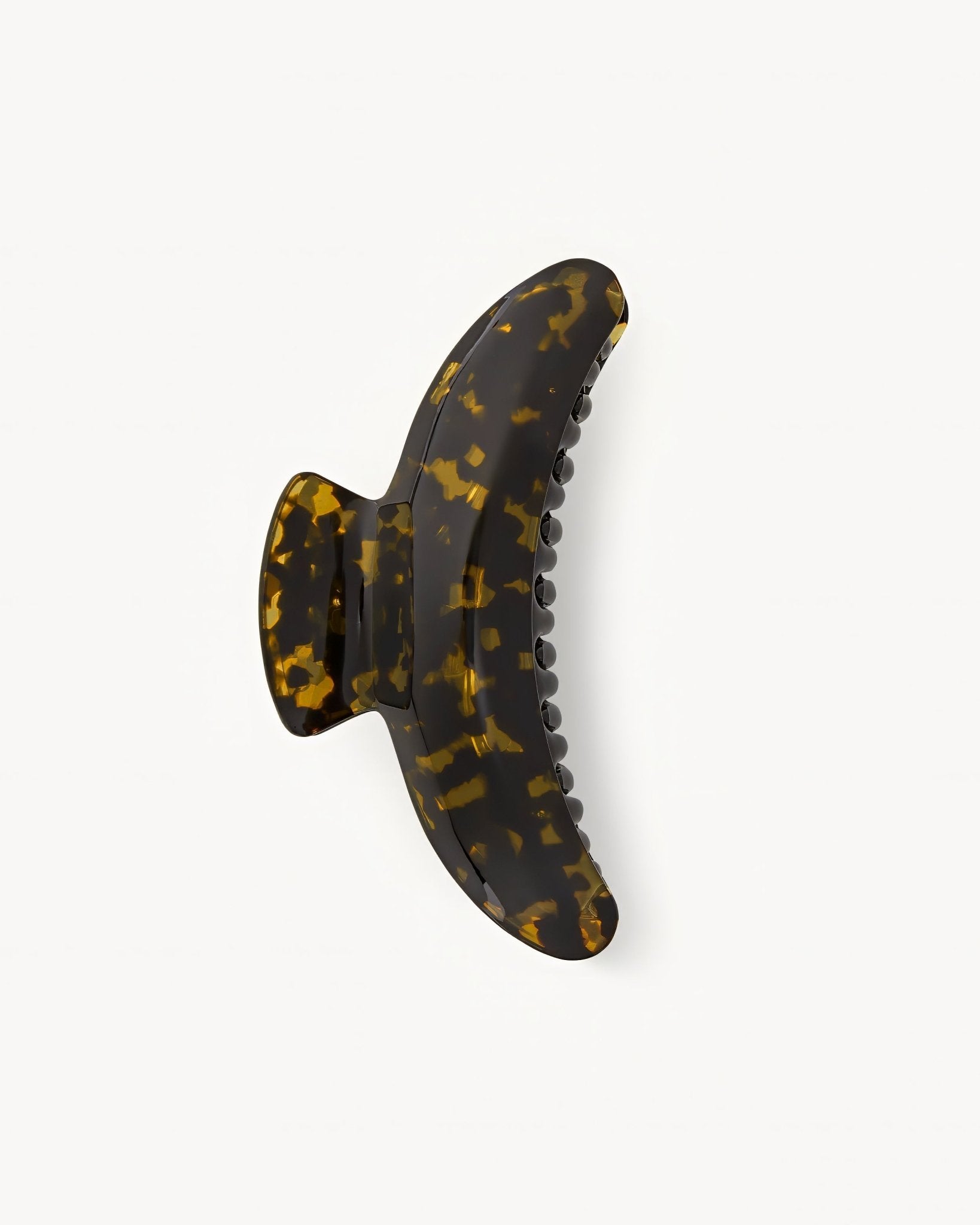 Jumbo Heirloom Hair Claw in Dark Tortoise