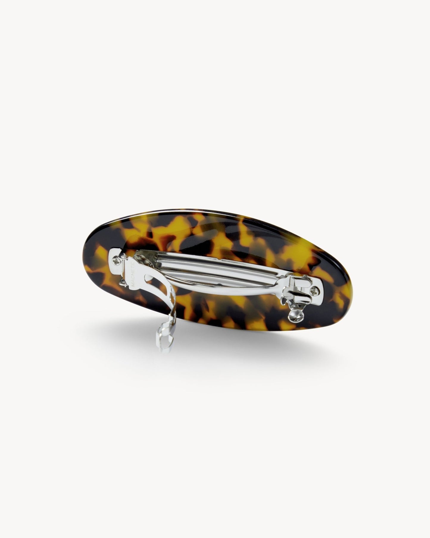 Jumbo Oval Barrette in Classic Tortoise - MACHETE